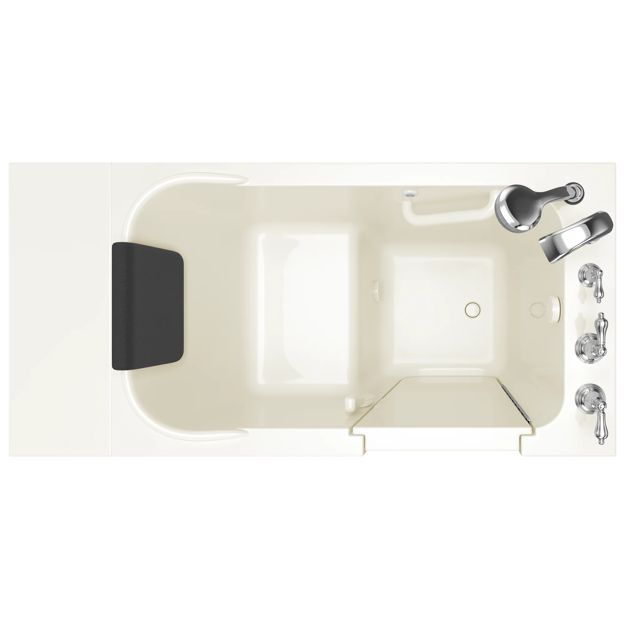 Gelcoat Premium Series 28 x 48-Inch Walk-in Tub With Soaker System - Right-Hand Drain With Faucet - Image 10