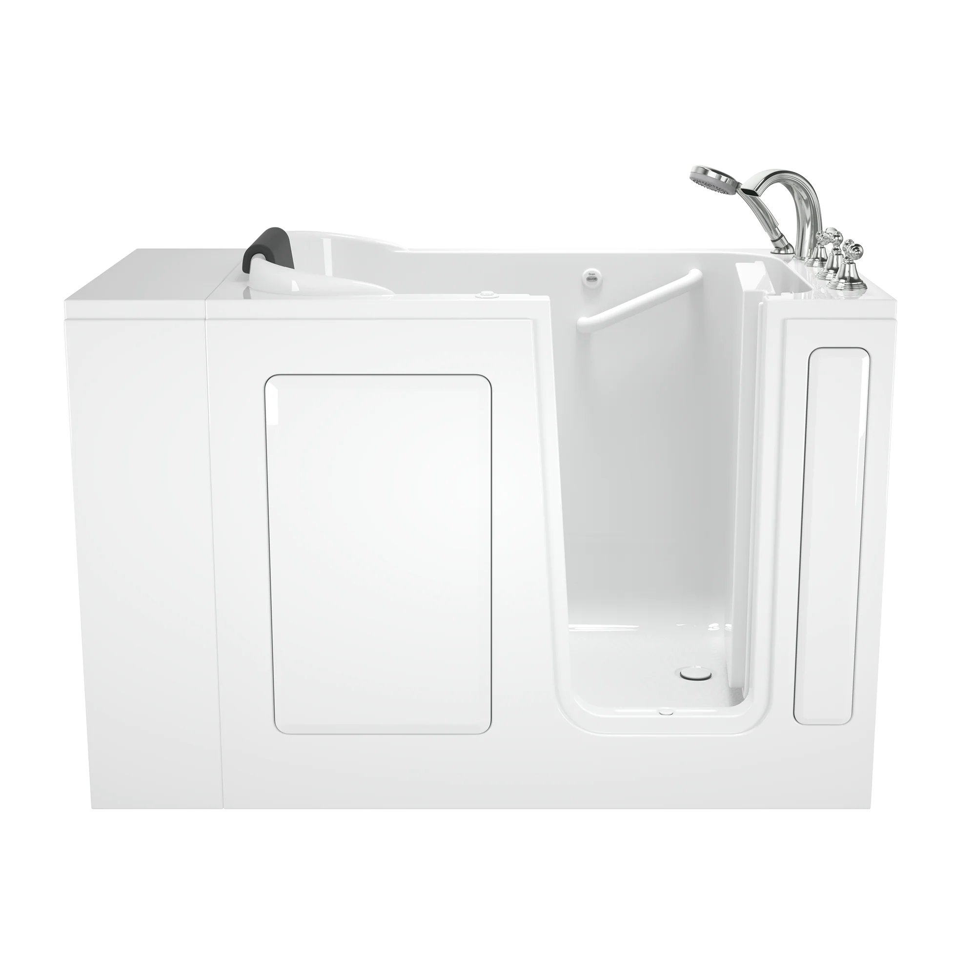 Gelcoat Premium Series 28 x 48-Inch Walk-in Tub With Whirlpool System - Right-Hand Drain With Faucet - Image 17