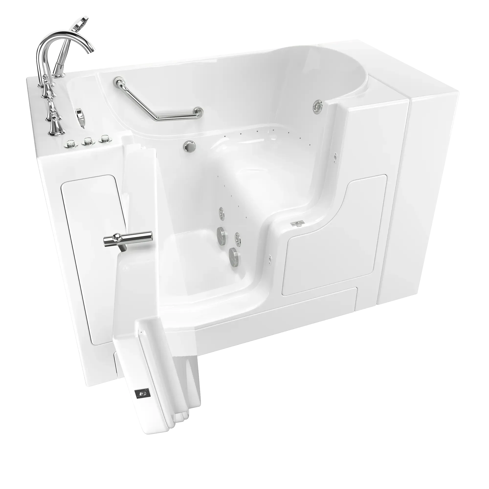 Gelcoat Premium Series 30 in. x 52 in. Outward Opening Door Walk-In Bathtub with Air Spa and Whirlpool system - Image 7