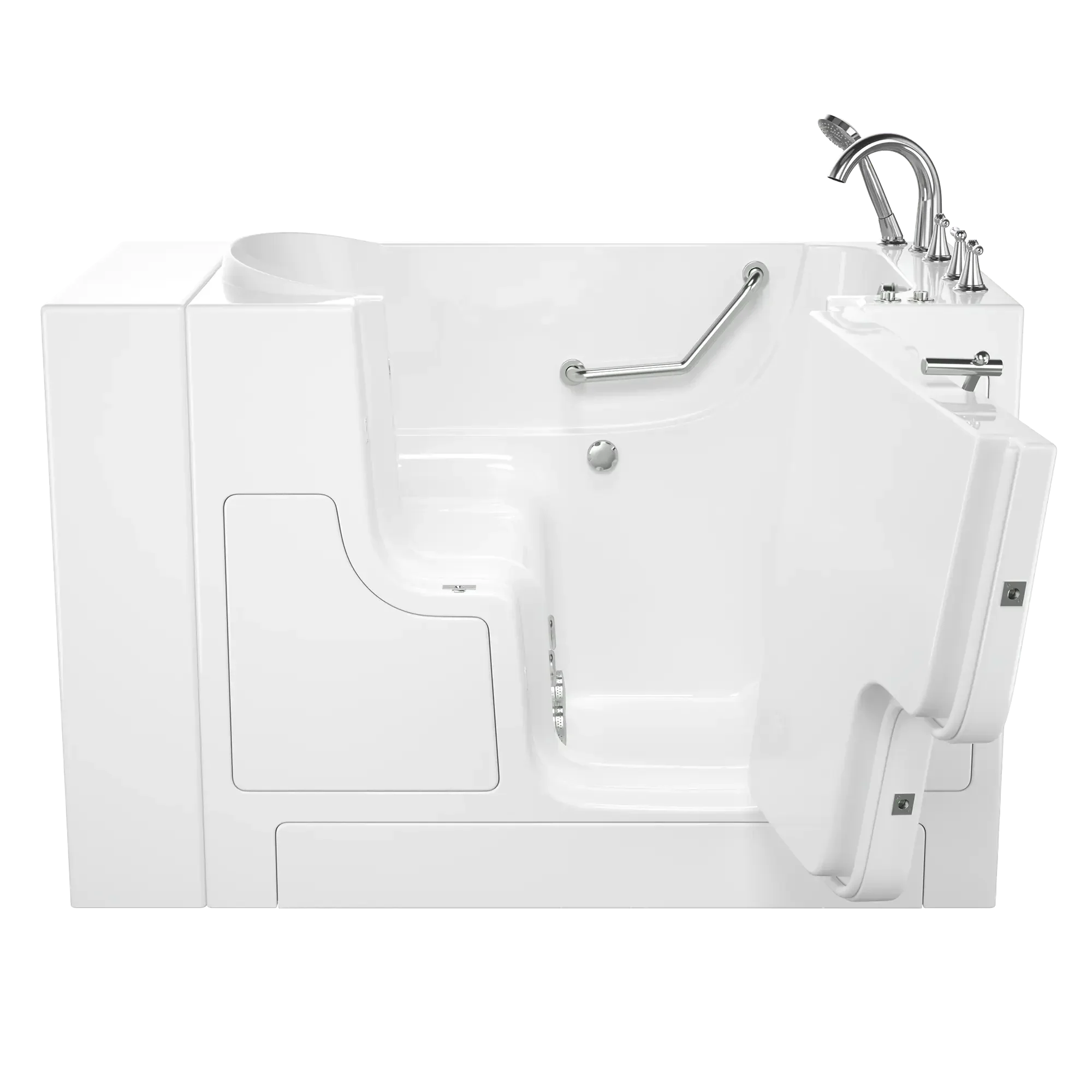 Gelcoat Premium Series 30 in. x 52 in. Outward Opening Door Walk-In Bathtub with Whirlpool system - Image 9
