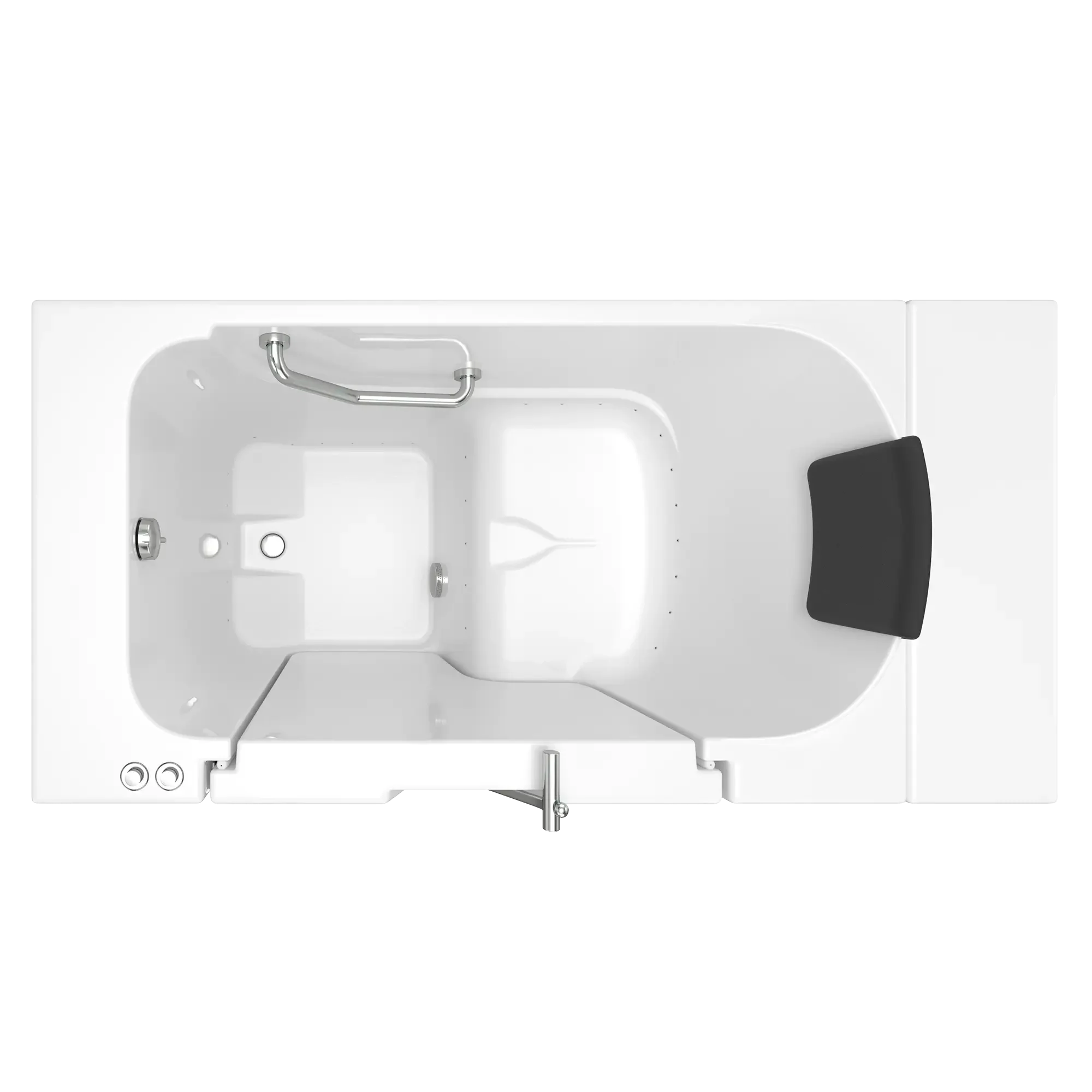 Gelcoat Premium Series 30 x 52 -Inch Walk-in Tub With Air Spa System - Left-Hand Drain - Image 8