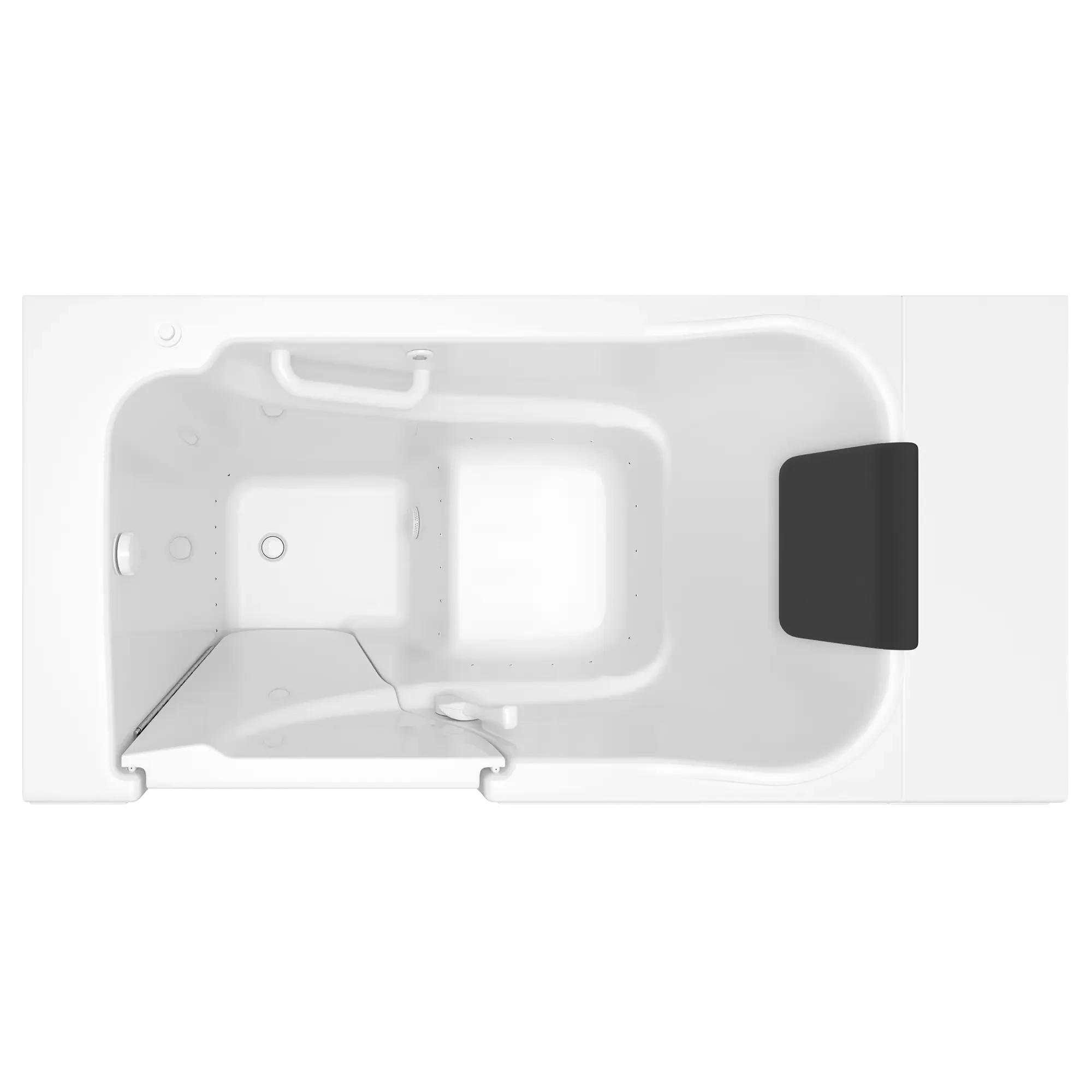 Gelcoat Premium Series 30 x 52 -Inch Walk-in Tub With Air Spa System - Left-Hand Drain - Image 12