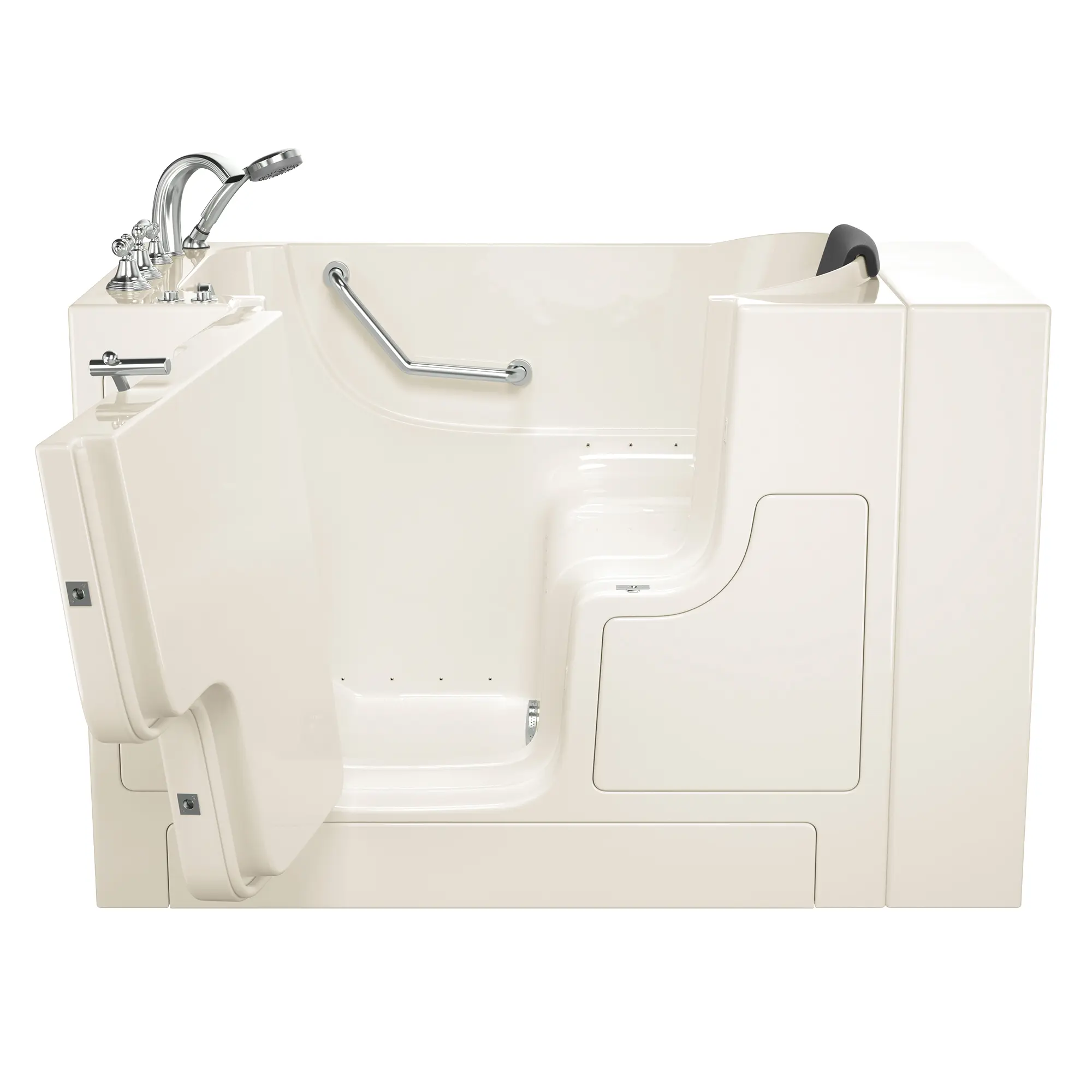 Gelcoat Premium Series 30 x 52 -Inch Walk-in Tub With Air Spa System - Left-Hand Drain With Faucet - Image 7
