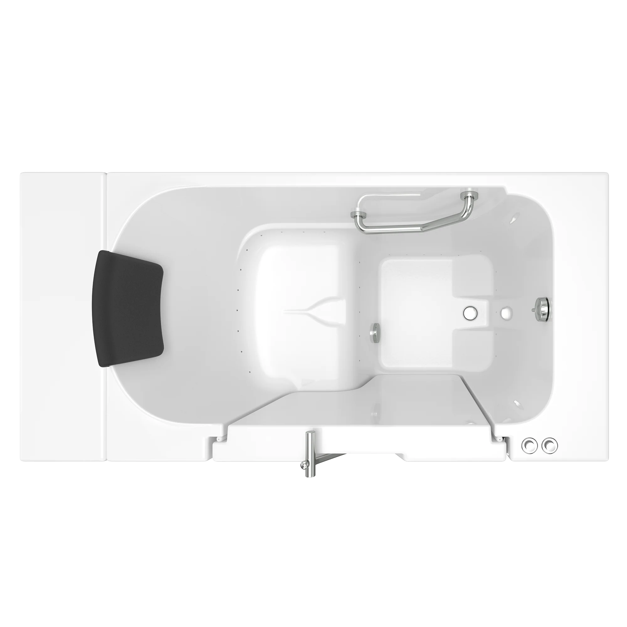 Gelcoat Premium Series 30 x 52 -Inch Walk-in Tub With Air Spa System - Right-Hand Drain - Image 12
