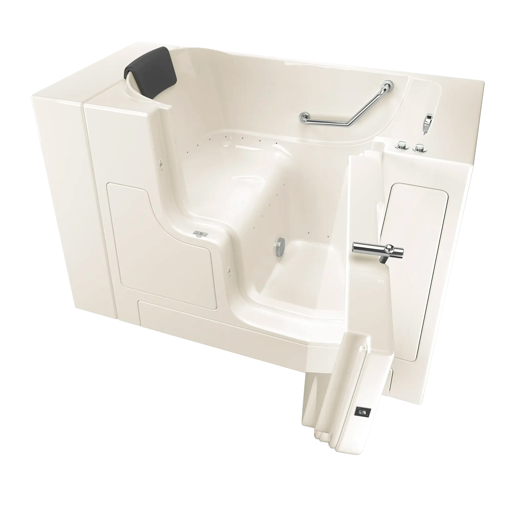 Gelcoat Premium Series 30 x 52 -Inch Walk-in Tub With Air Spa System - Right-Hand Drain - Image 4