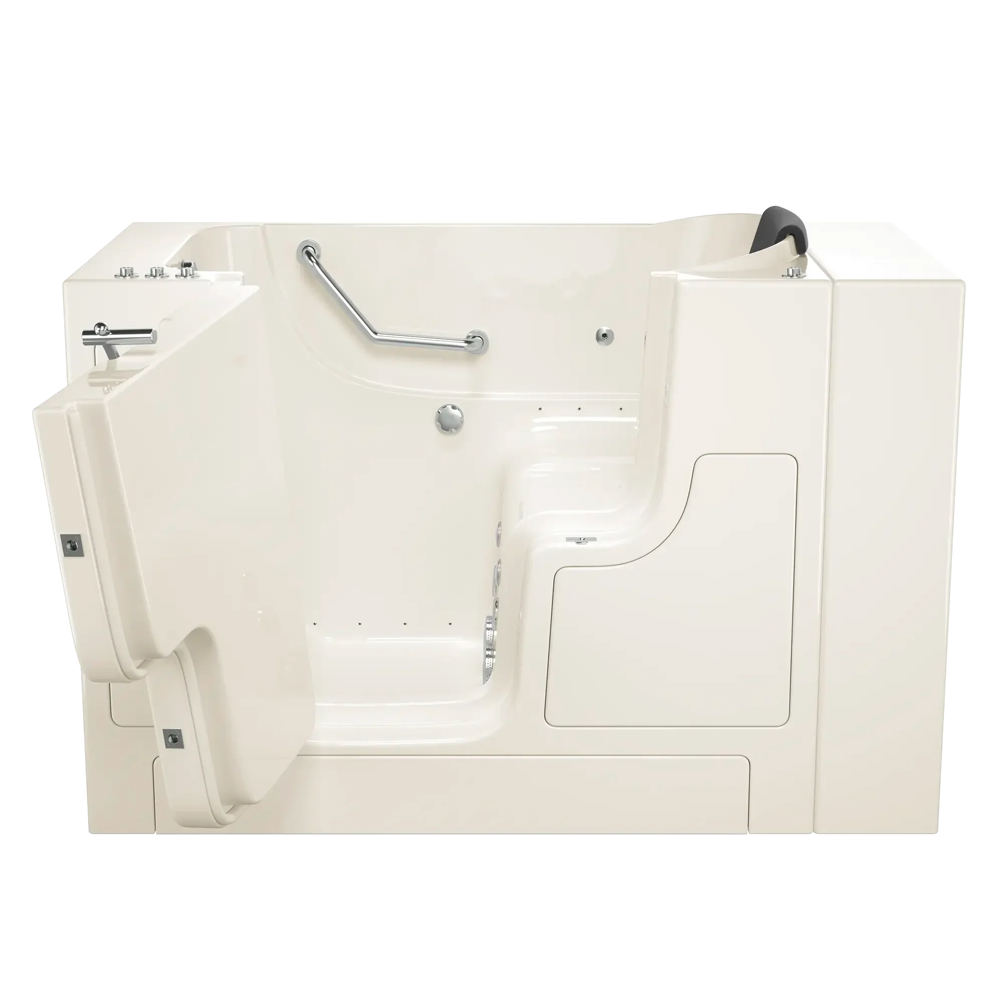 Gelcoat Premium Series 30 x 52 -Inch Walk-in Tub With Combination Air Spa and Whirlpool Systems - Left-Hand Drain - Image 7