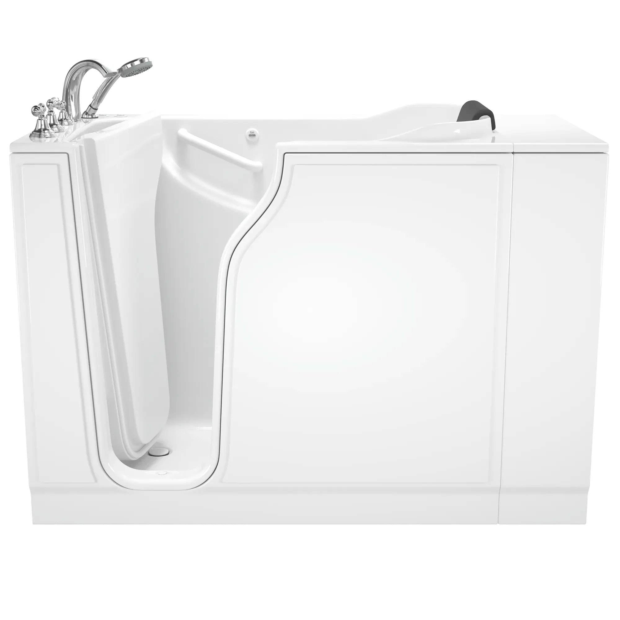 Gelcoat Premium Series 30 x 52 -Inch Walk-in Tub With Combination Air Spa and Whirlpool Systems - Left-Hand Drain With Faucet - Image 2