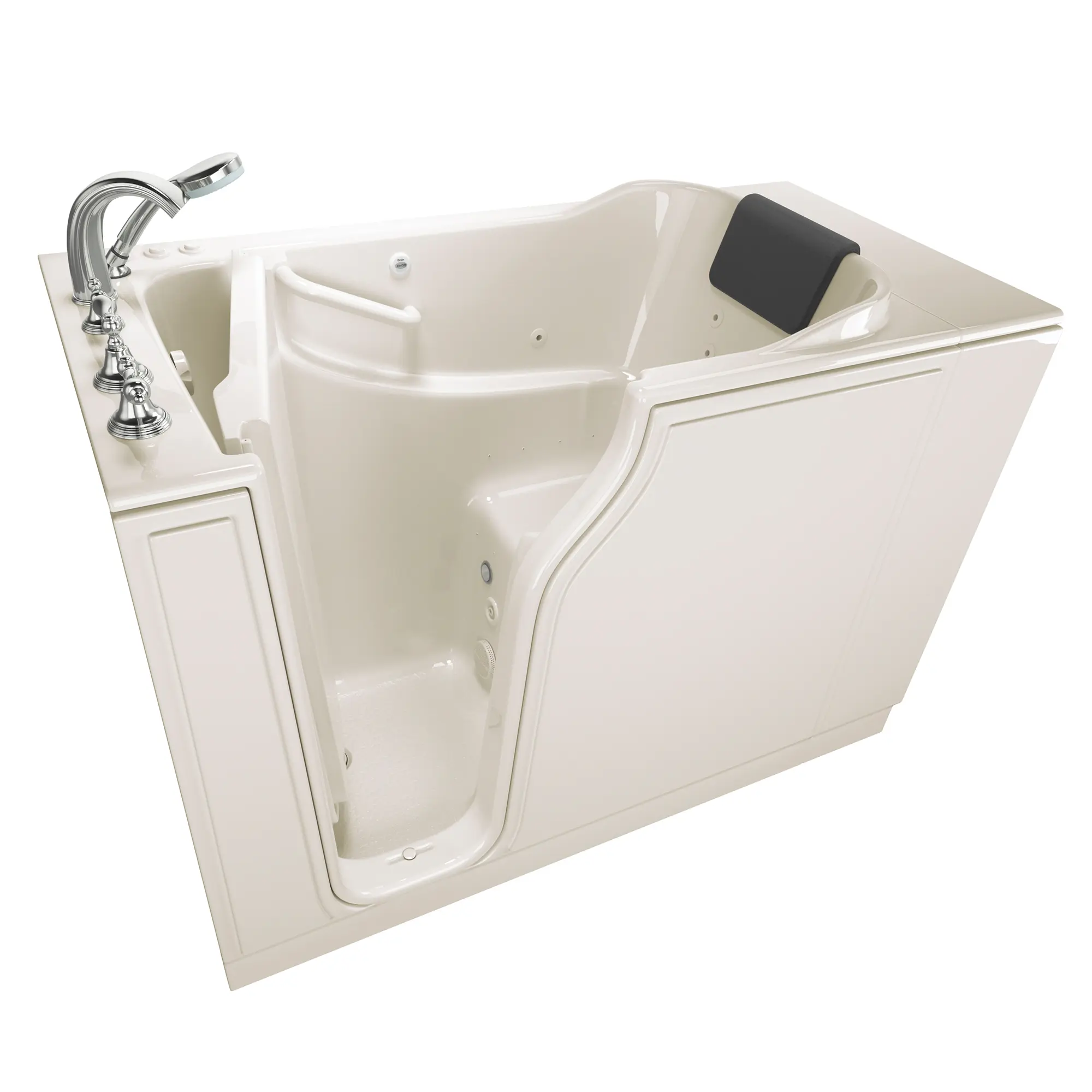 Gelcoat Premium Series 30 x 52 -Inch Walk-in Tub With Combination Air Spa and Whirlpool Systems - Left-Hand Drain With Faucet - Image 9