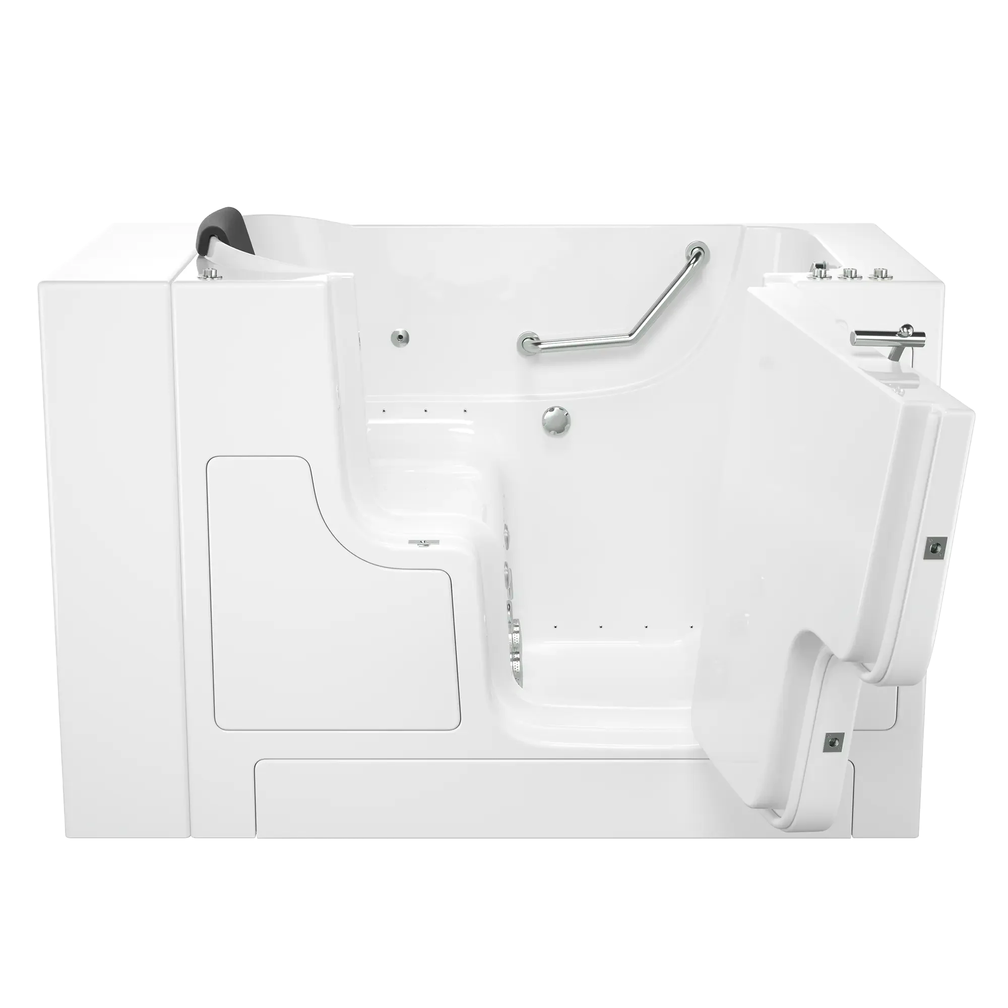 Gelcoat Premium Series 30 x 52 -Inch Walk-in Tub With Combination Air Spa and Whirlpool Systems - Right-Hand Drain - Image 18