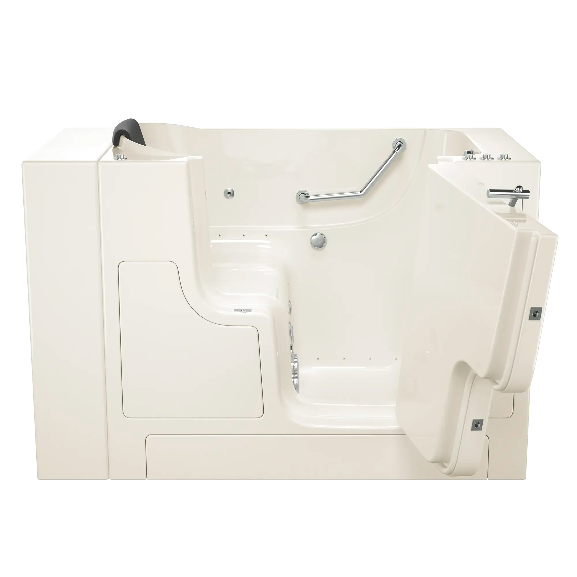Gelcoat Premium Series 30 x 52 -Inch Walk-in Tub With Combination Air Spa and Whirlpool Systems - Right-Hand Drain - Image 4