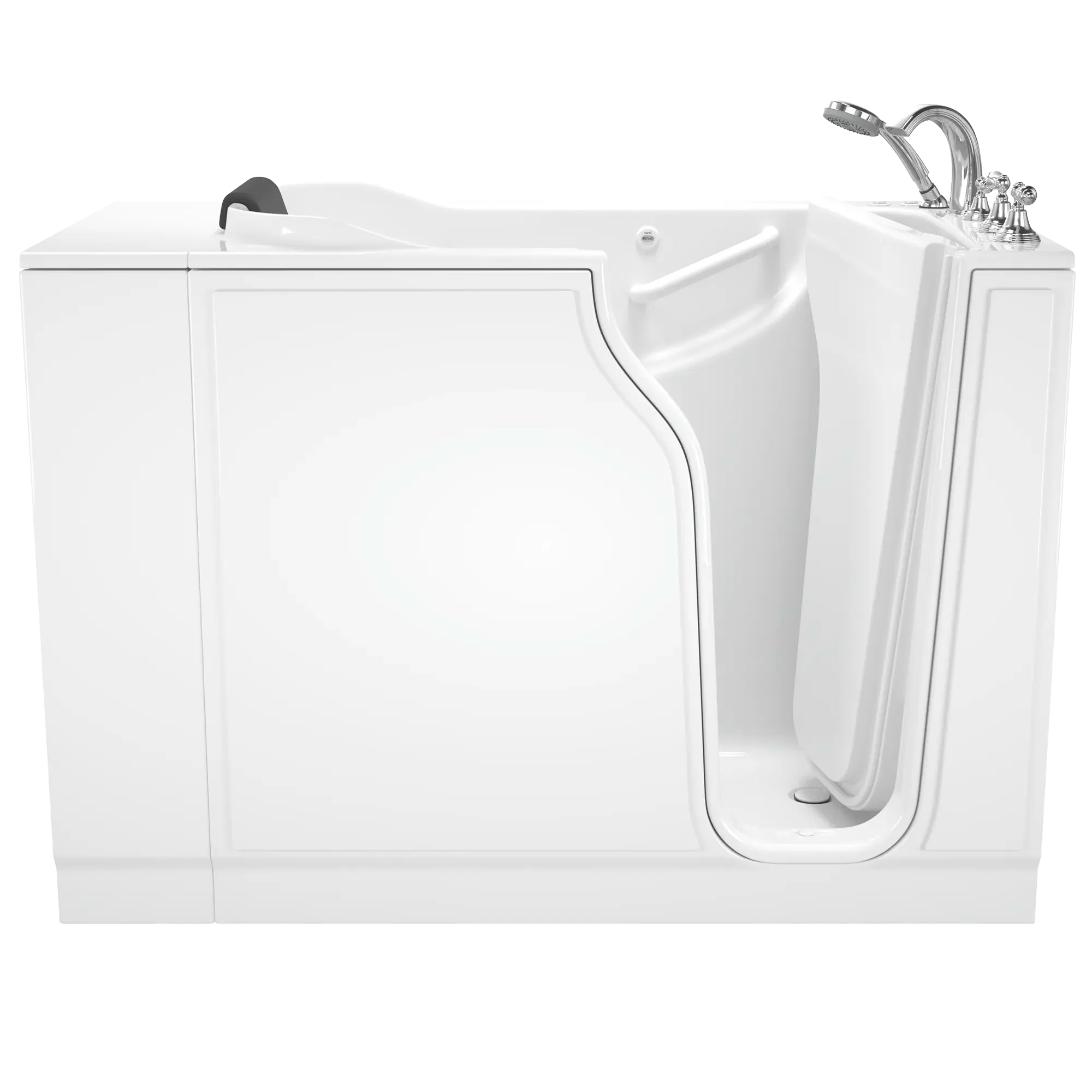 Gelcoat Premium Series 30 x 52 -Inch Walk-in Tub With Combination Air Spa and Whirlpool Systems - Right-Hand Drain With Faucet - Image 2