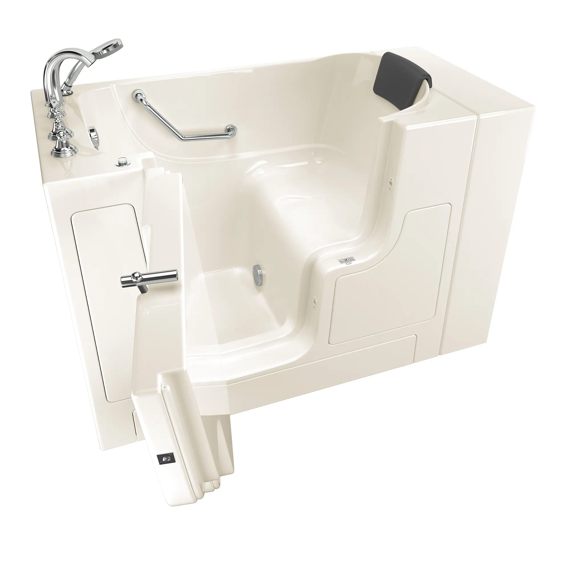 Gelcoat Premium Series 30 x 52 -Inch Walk-in Tub With Soaker System - Left-Hand Drain With Faucet - Image 8