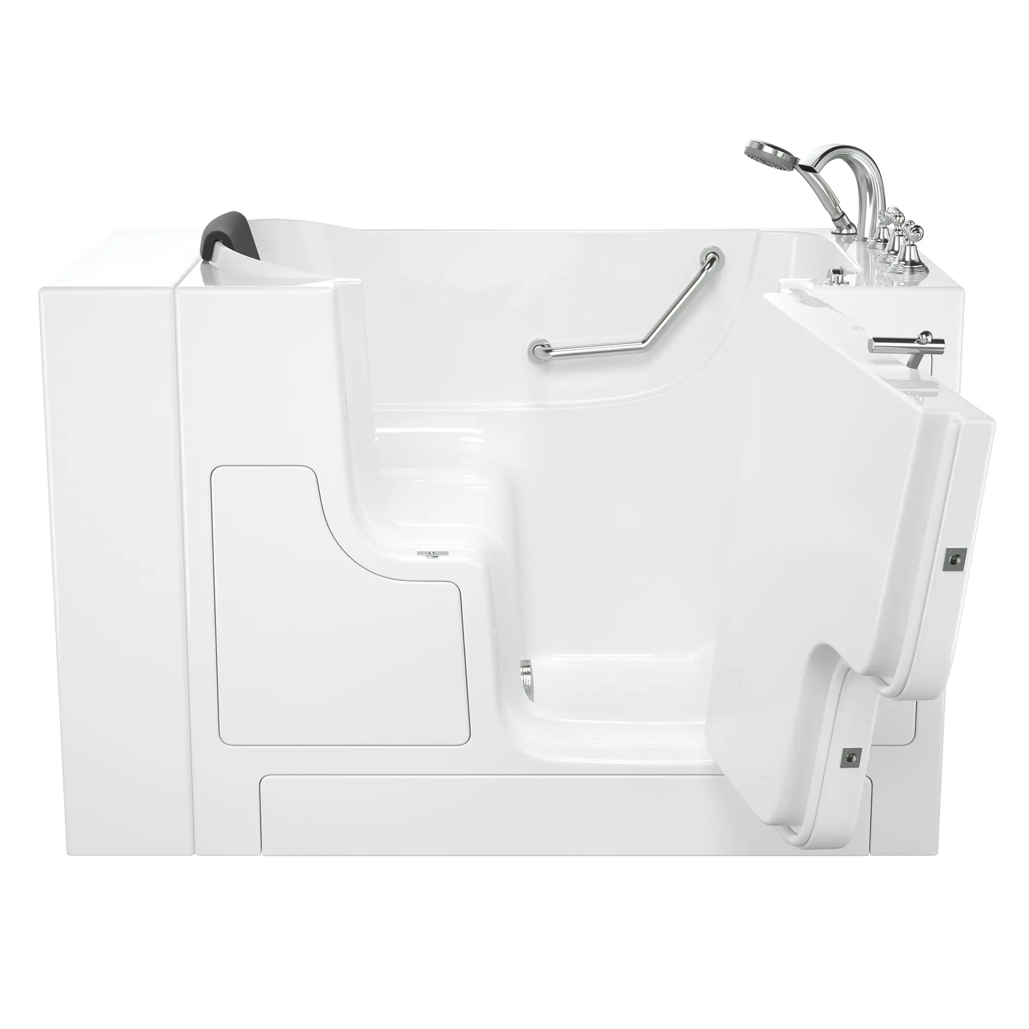 Gelcoat Premium Series 30 x 52 -Inch Walk-in Tub With Soaker System - Right-Hand Drain With Faucet - Image 18
