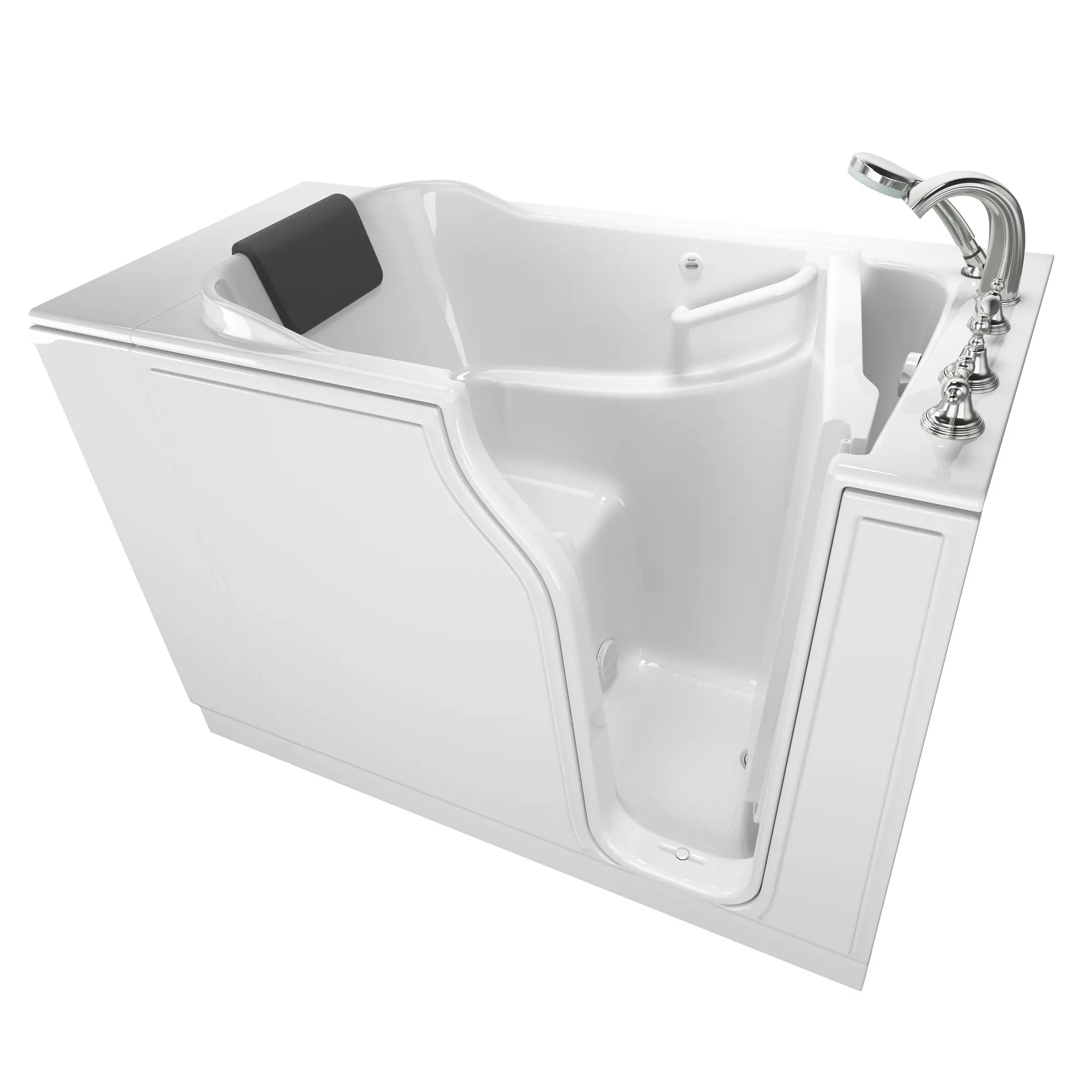 Gelcoat Premium Series 30 x 52 -Inch Walk-in Tub With Soaker System - Right-Hand Drain With Faucet - Image 15