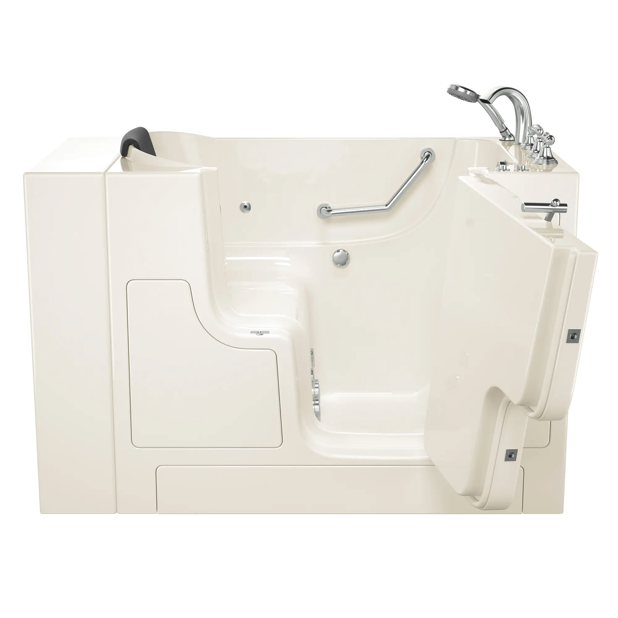 Gelcoat Premium Series 30 x 52 -Inch Walk-in Tub With Whirlpool System - Right-Hand Drain With Faucet - Image 13