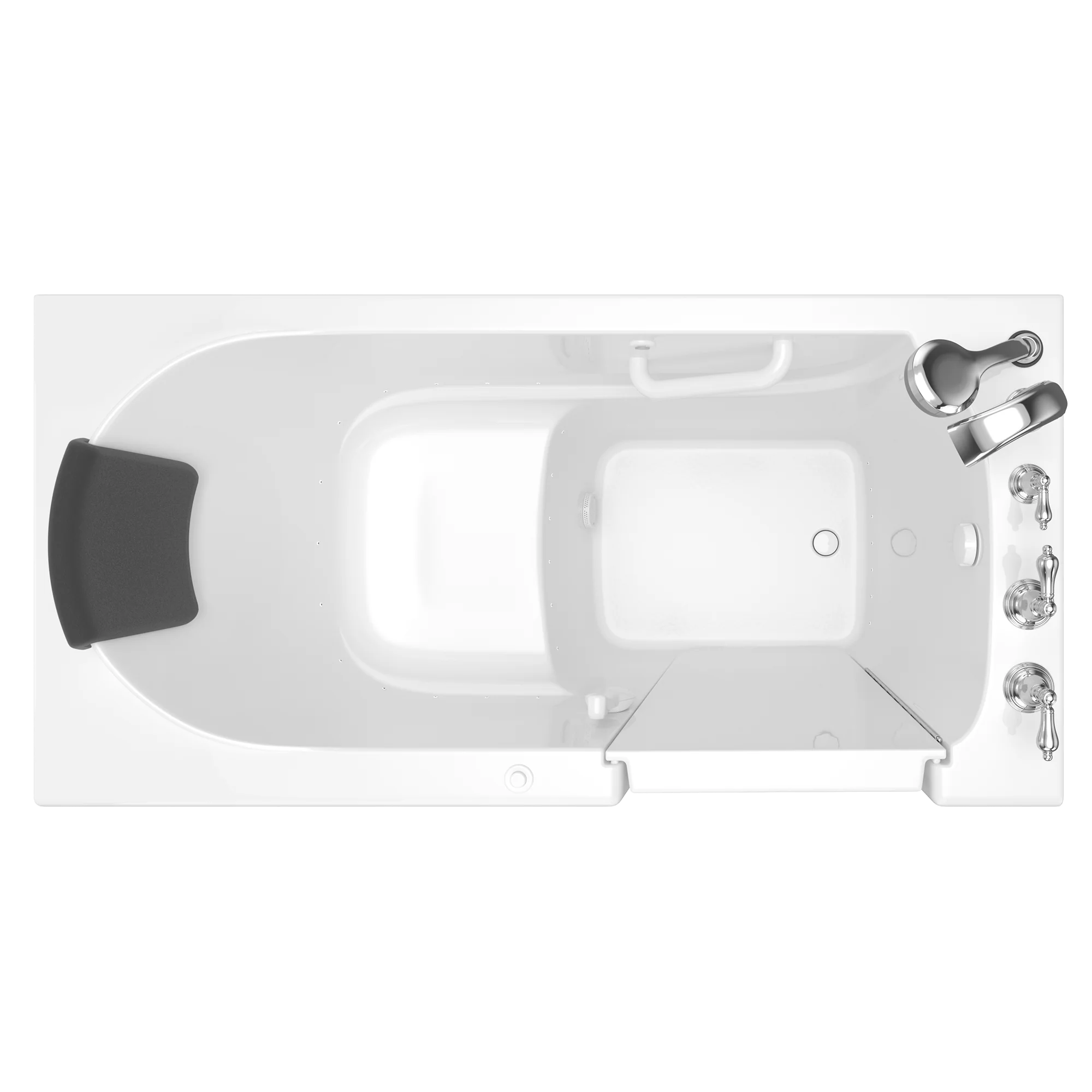Gelcoat Premium Series 30 x 60 -Inch Walk-in Tub With Air Spa System - Right-Hand Drain With Faucet - Image 9