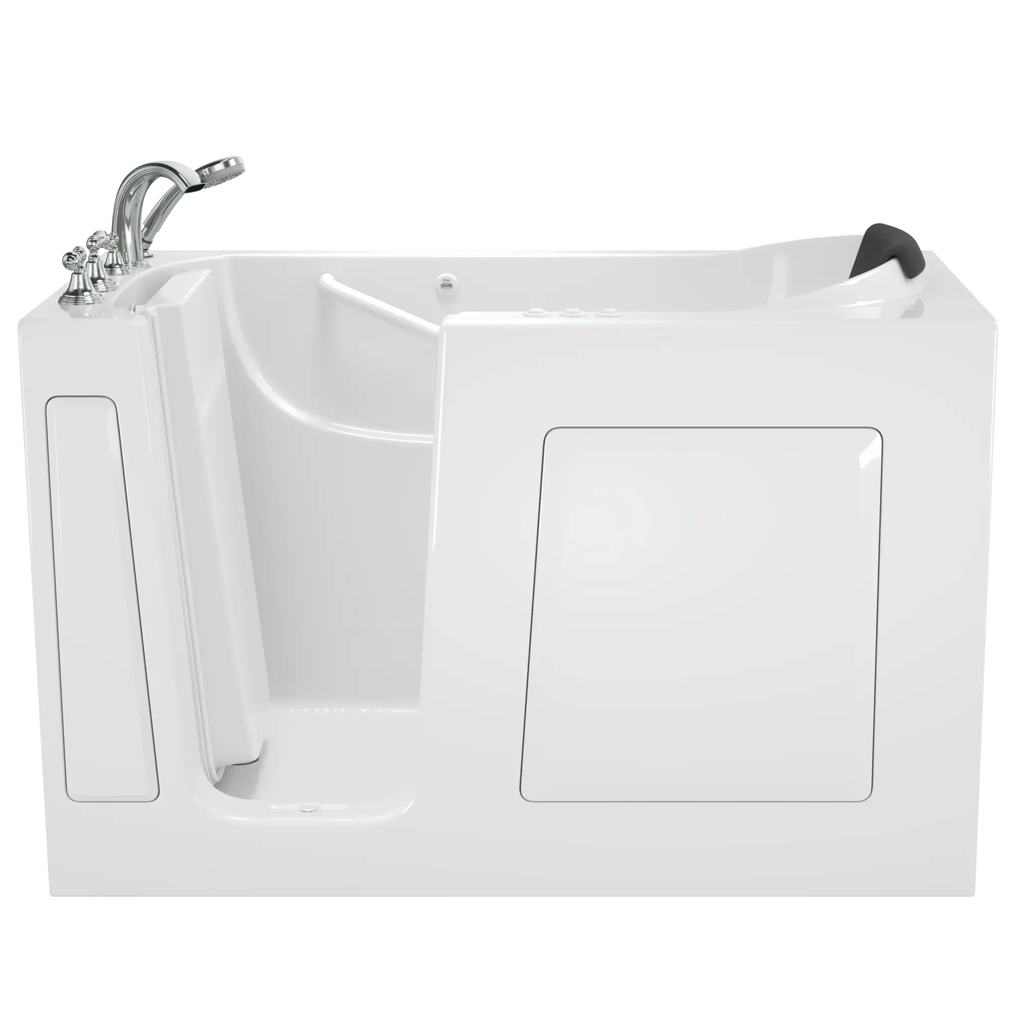 Gelcoat Premium Series 30 x 60 -Inch Walk-in Tub With Combination Air Spa and Whirlpool Systems - Left-Hand Drain With Faucet - Image 10