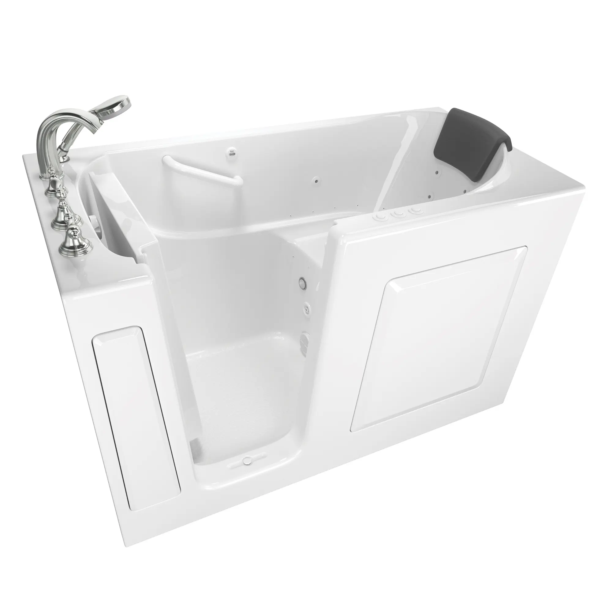 Gelcoat Premium Series 30 x 60 -Inch Walk-in Tub With Combination Air Spa and Whirlpool Systems - Left-Hand Drain With Faucet - Image 14