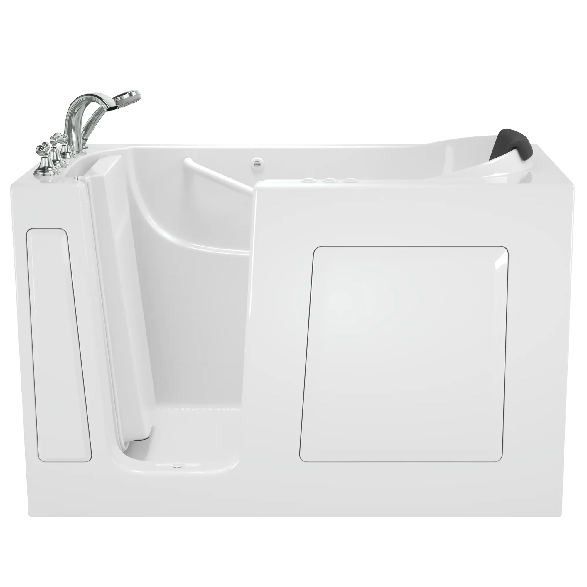 Gelcoat Premium Series 30 x 60 -Inch Walk-in Tub With Combination Air Spa and Whirlpool Systems - Left-Hand Drain With Faucet - Image 15