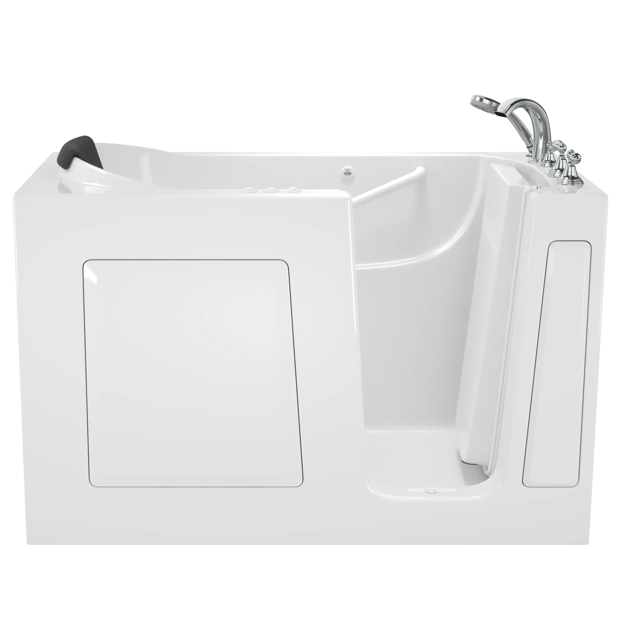 Gelcoat Premium Series 30 x 60 -Inch Walk-in Tub With Combination Air Spa and Whirlpool Systems - Right-Hand Drain With Faucet - Image 13