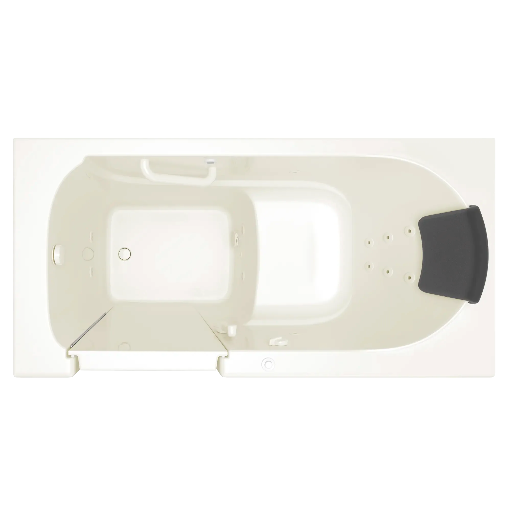 Gelcoat Premium Series 30 x 60 -Inch Walk-in Tub With Whirlpool System - Left-Hand Drain - Image 3