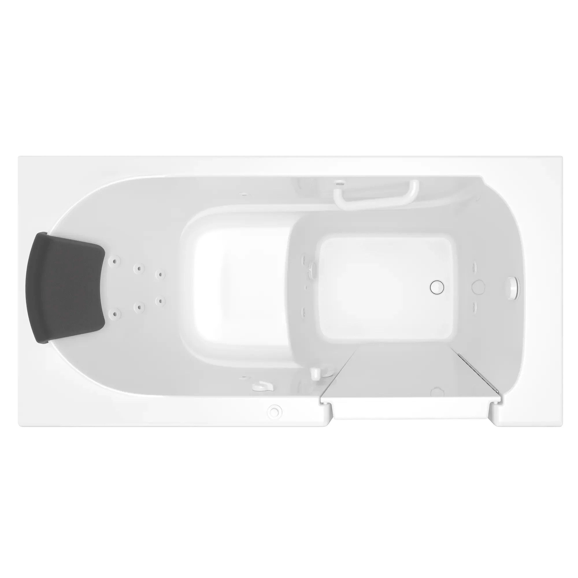 Gelcoat Premium Series 30 x 60 -Inch Walk-in Tub With Whirlpool System - Right-Hand Drain - Image 5