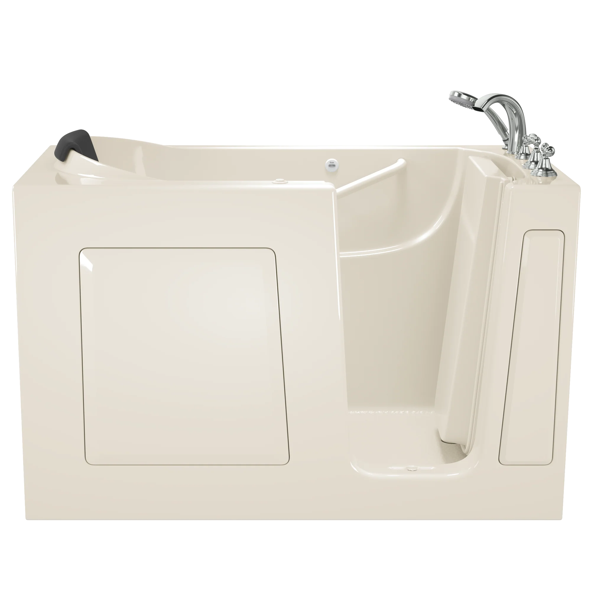 Gelcoat Premium Series 30 x 60 -Inch Walk-in Tub With Whirlpool System - Right-Hand Drain With Faucet - Image 6