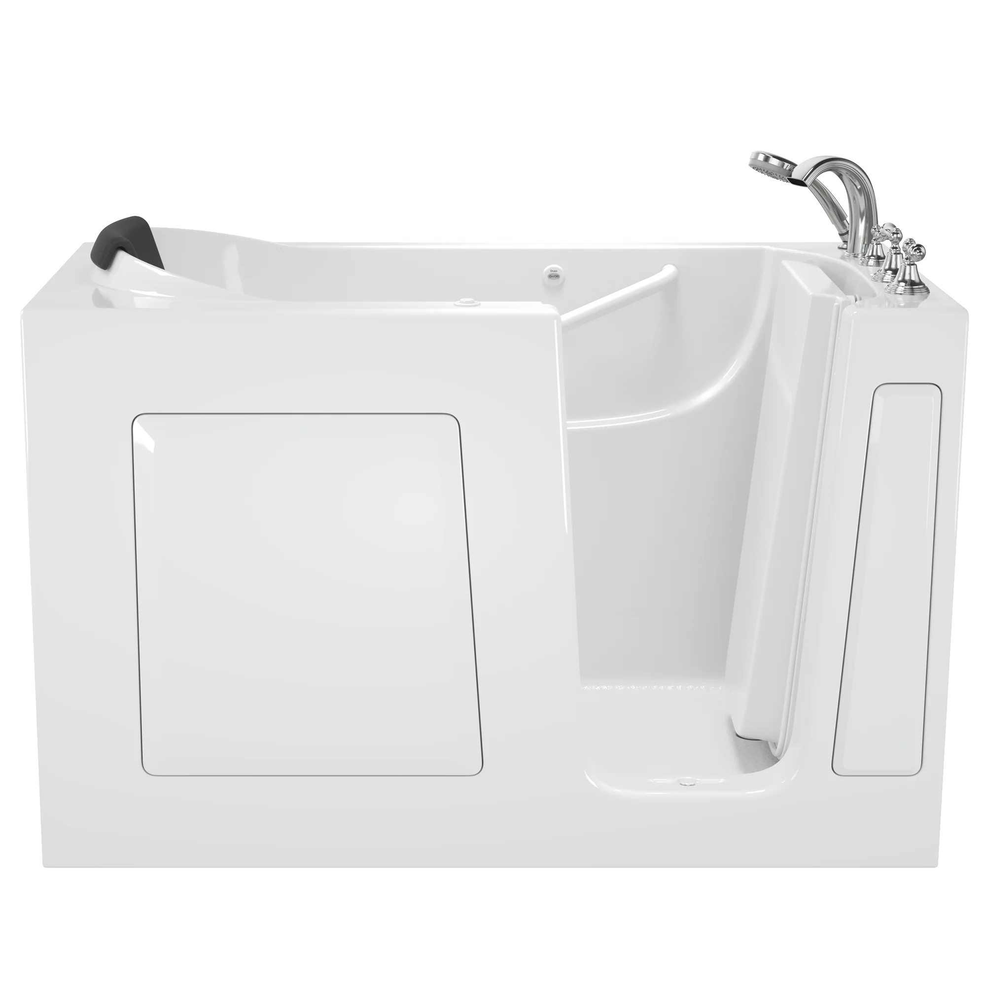 Gelcoat Premium Series 30 x 60 -Inch Walk-in Tub With Whirlpool System - Right-Hand Drain With Faucet - Image 9