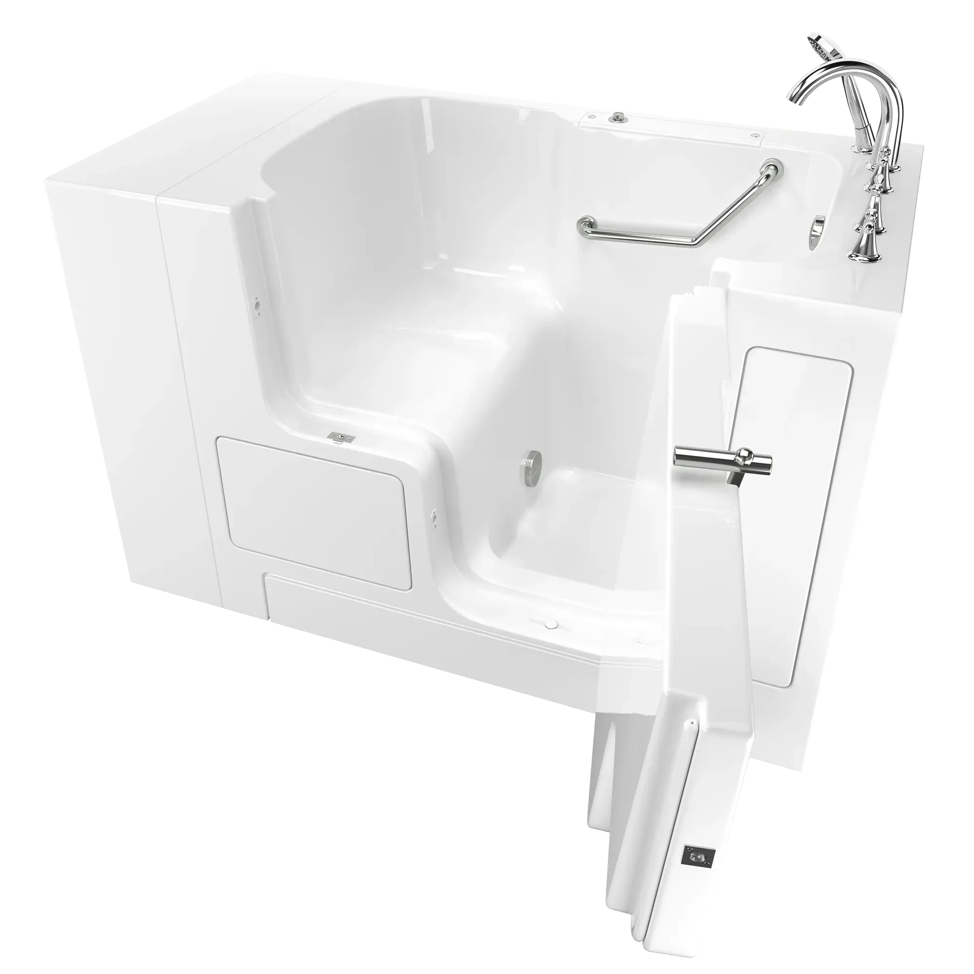 Gelcoat Premium Series 32 in. x 52 in. Outward Opening Door Walk-In Bathtub - Image 6