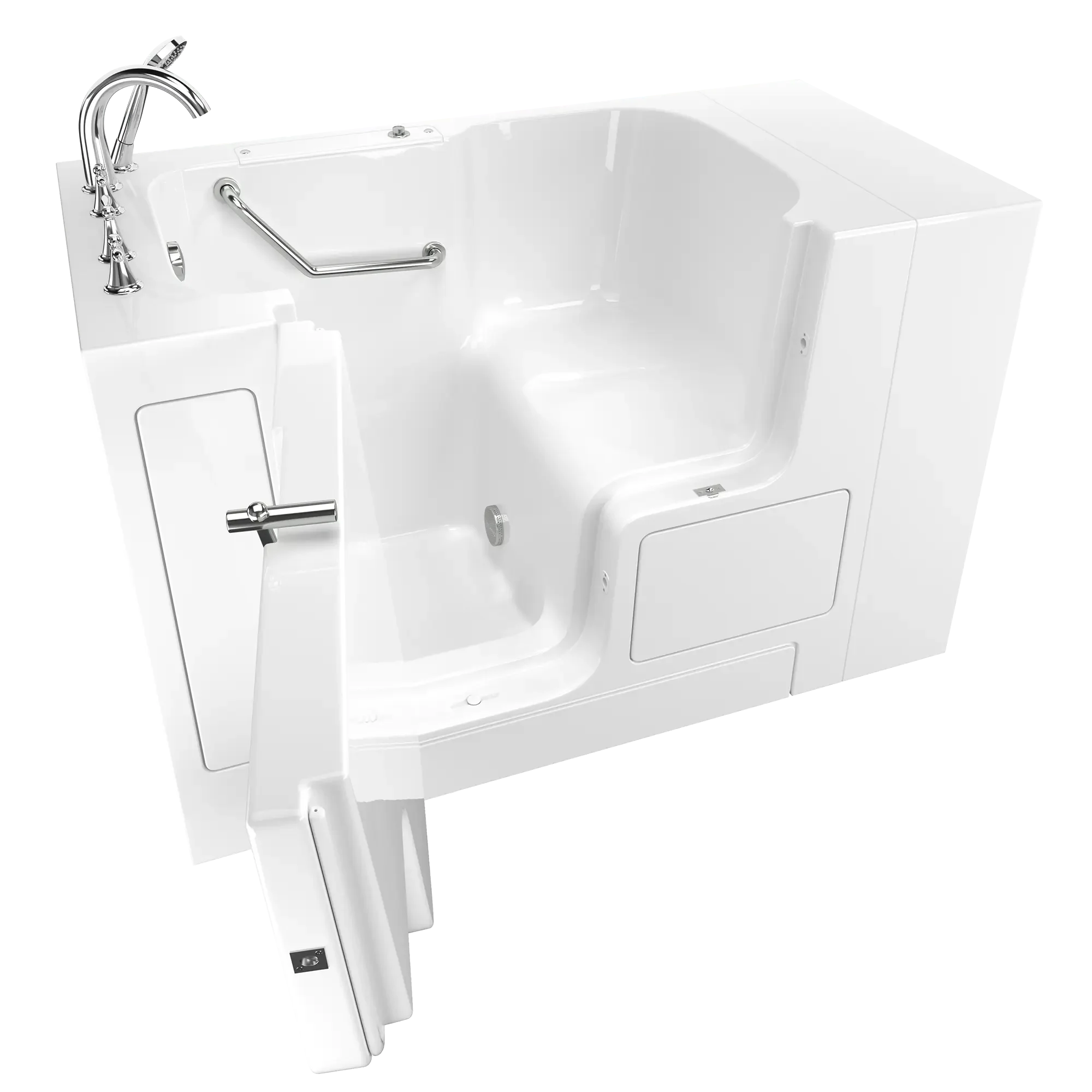 Gelcoat Premium Series 32 in. x 52 in. Outward Opening Door Walk-In Bathtub - Image 2
