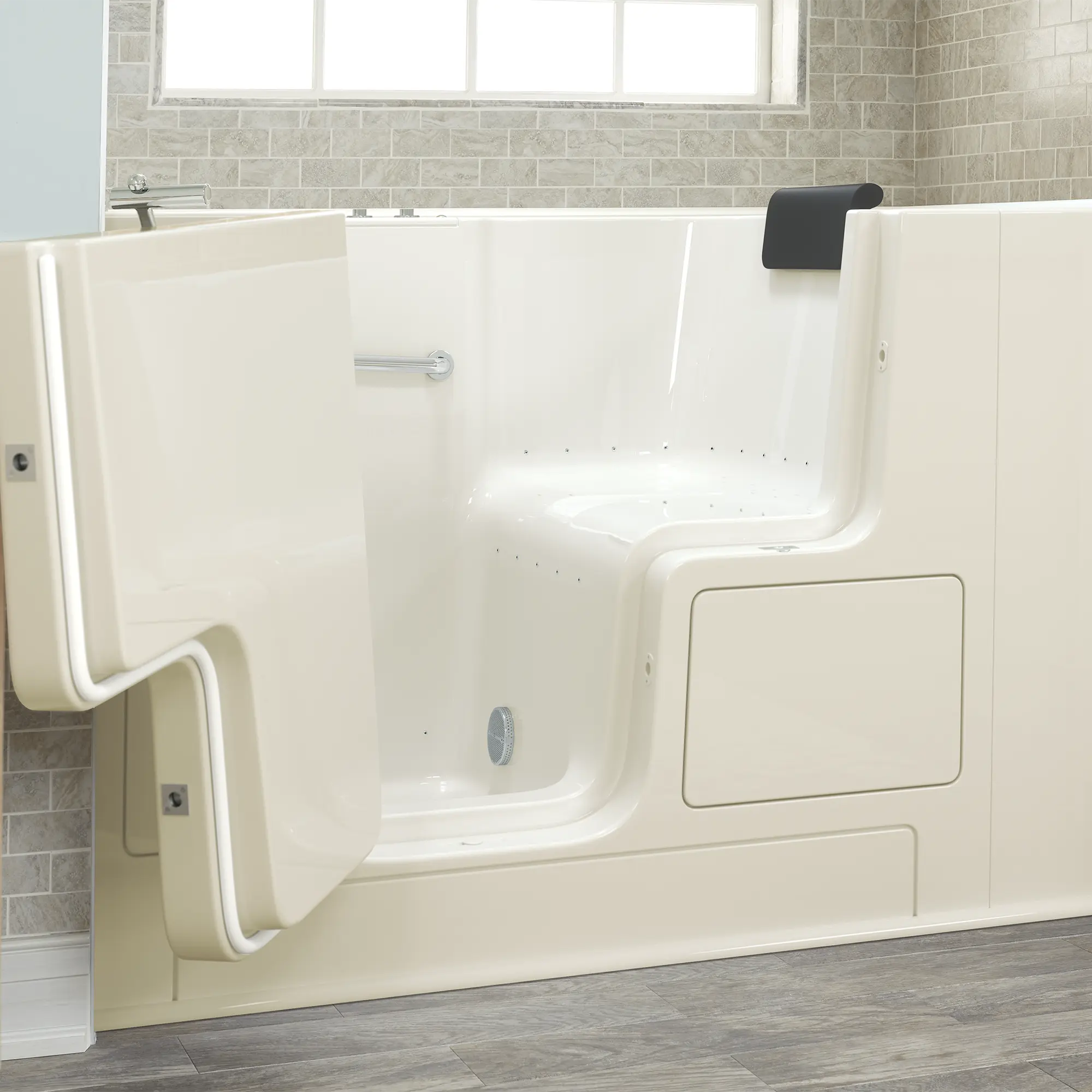 Gelcoat Premium Series 32 x 52 -Inch Walk-in Tub With Air Spa System - Left-Hand Drain - Image 14