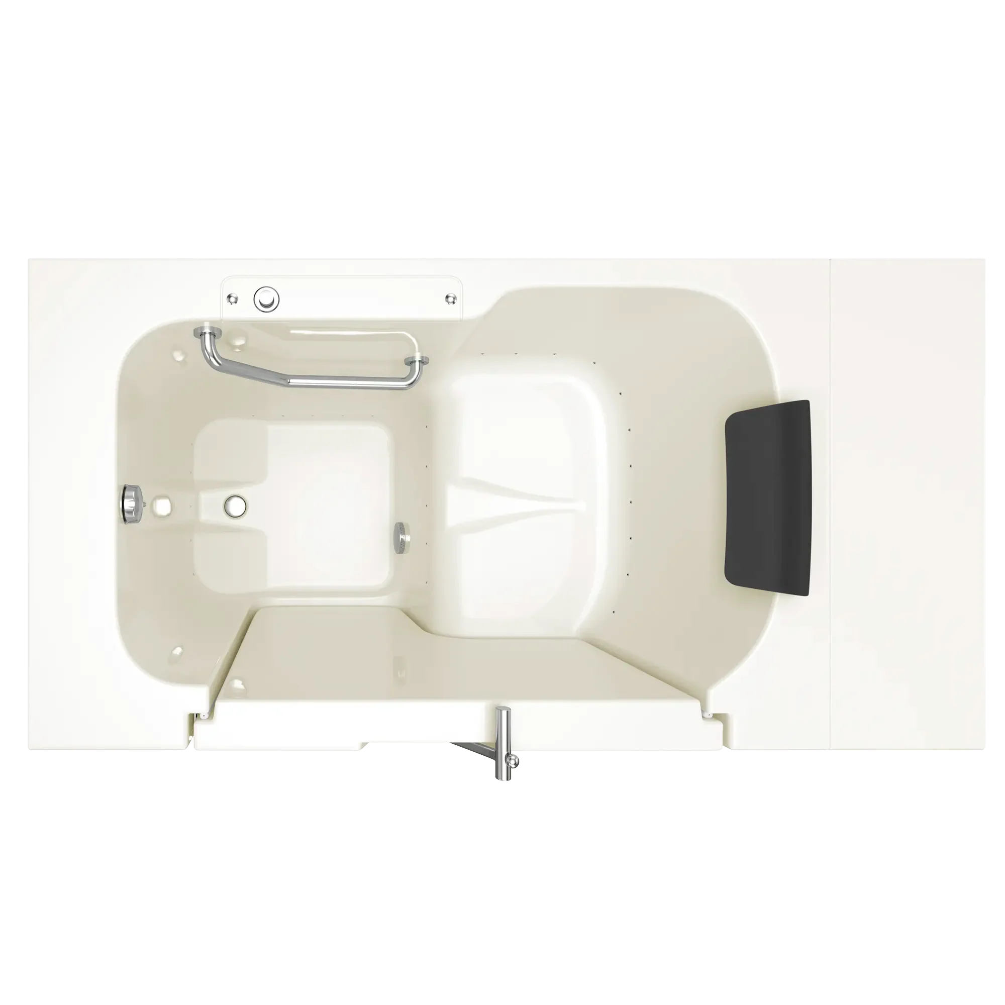 Gelcoat Premium Series 32 x 52 -Inch Walk-in Tub With Air Spa System - Left-Hand Drain - Image 4