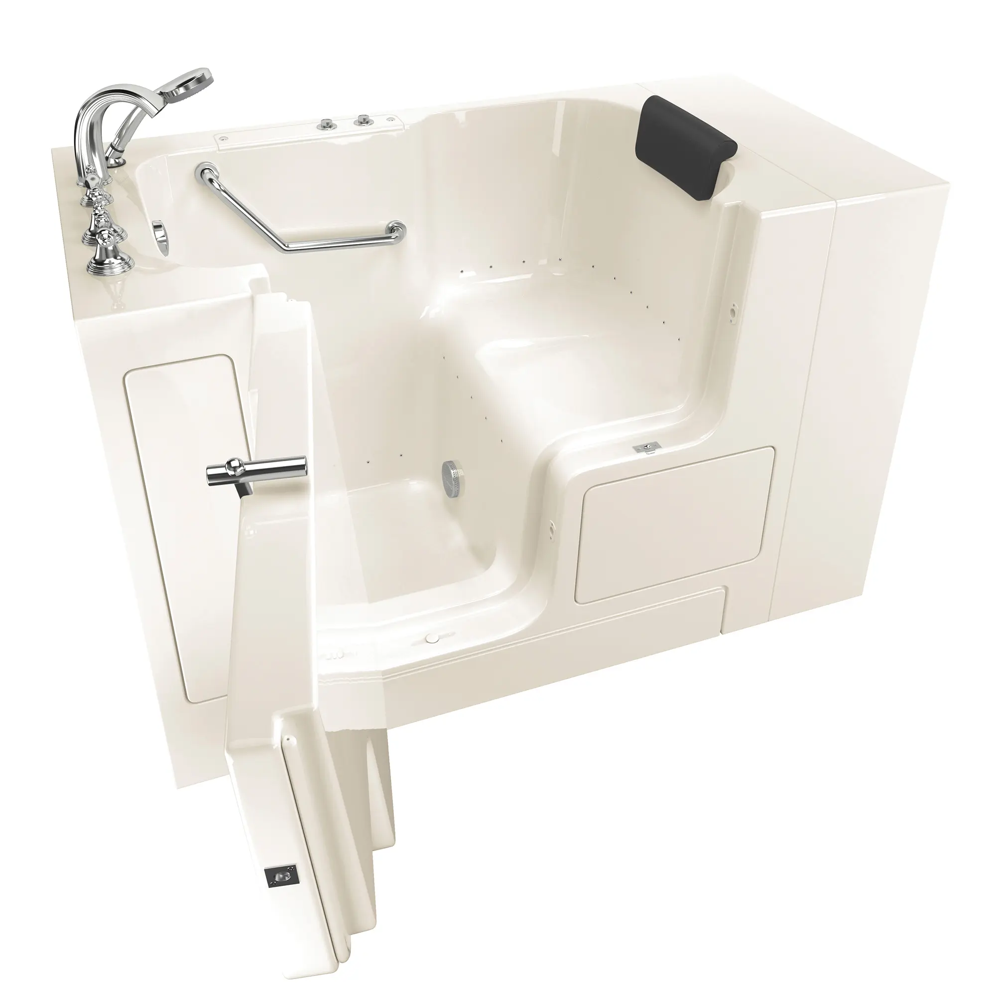 Gelcoat Premium Series 32 x 52 -Inch Walk-in Tub With Air Spa System - Left-Hand Drain With Faucet - Image 4