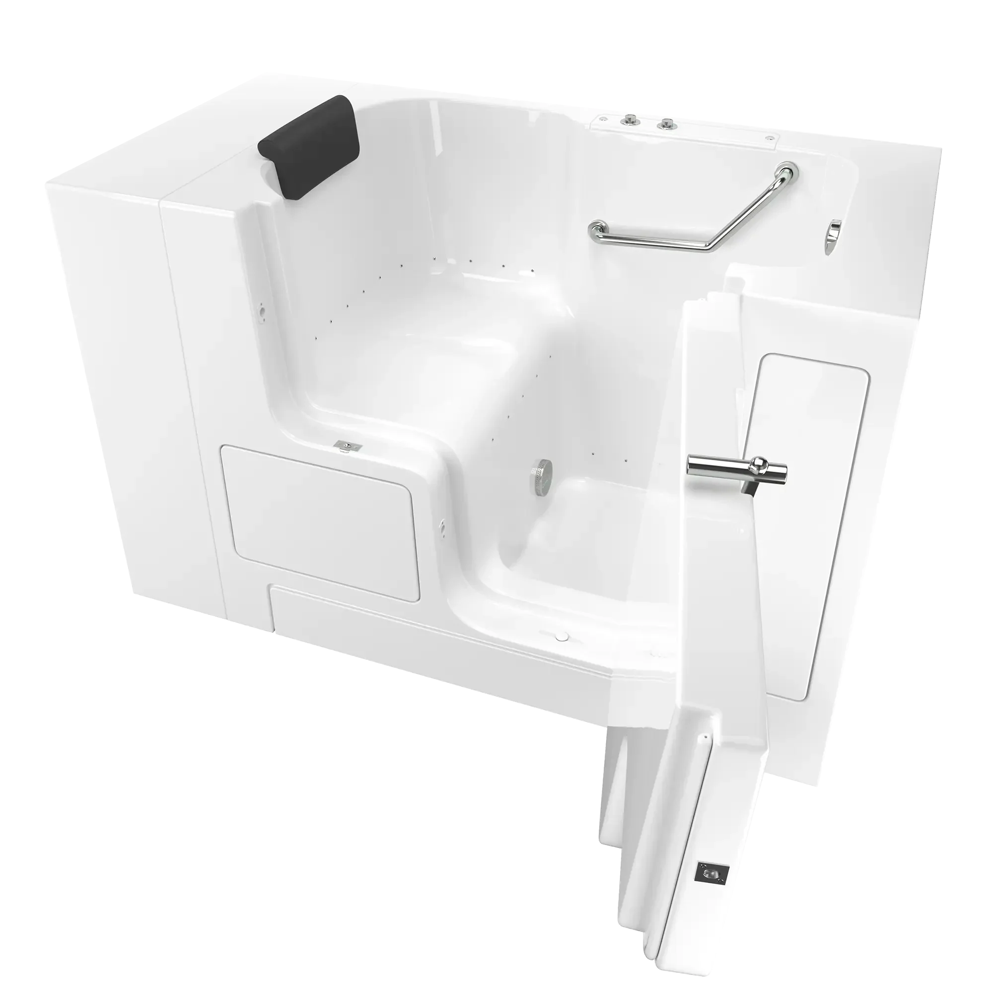 Gelcoat Premium Series 32 x 52 -Inch Walk-in Tub With Air Spa System - Right-Hand Drain - Image 16