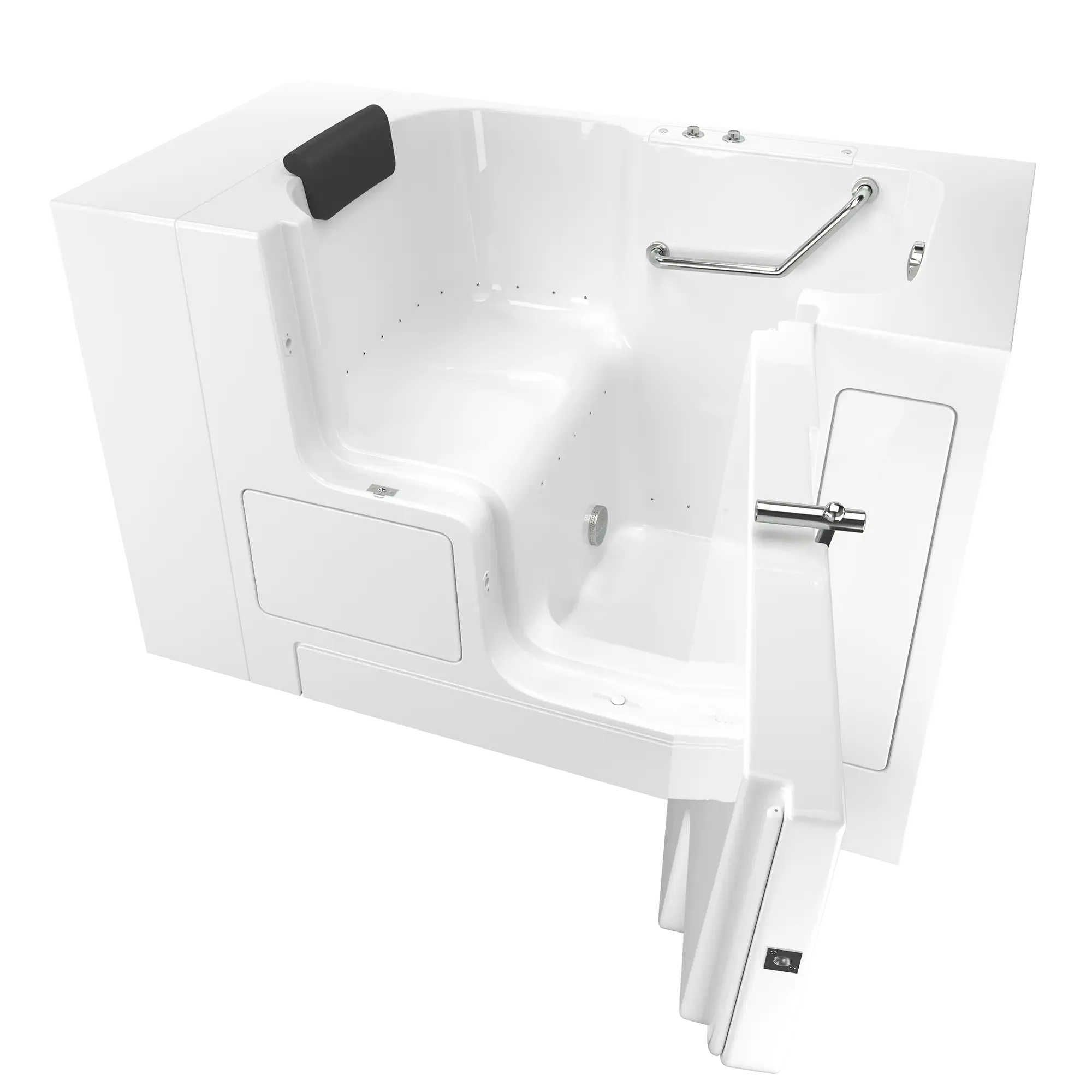 Gelcoat Premium Series 32 x 52 -Inch Walk-in Tub With Air Spa System - Right-Hand Drain - Image 2