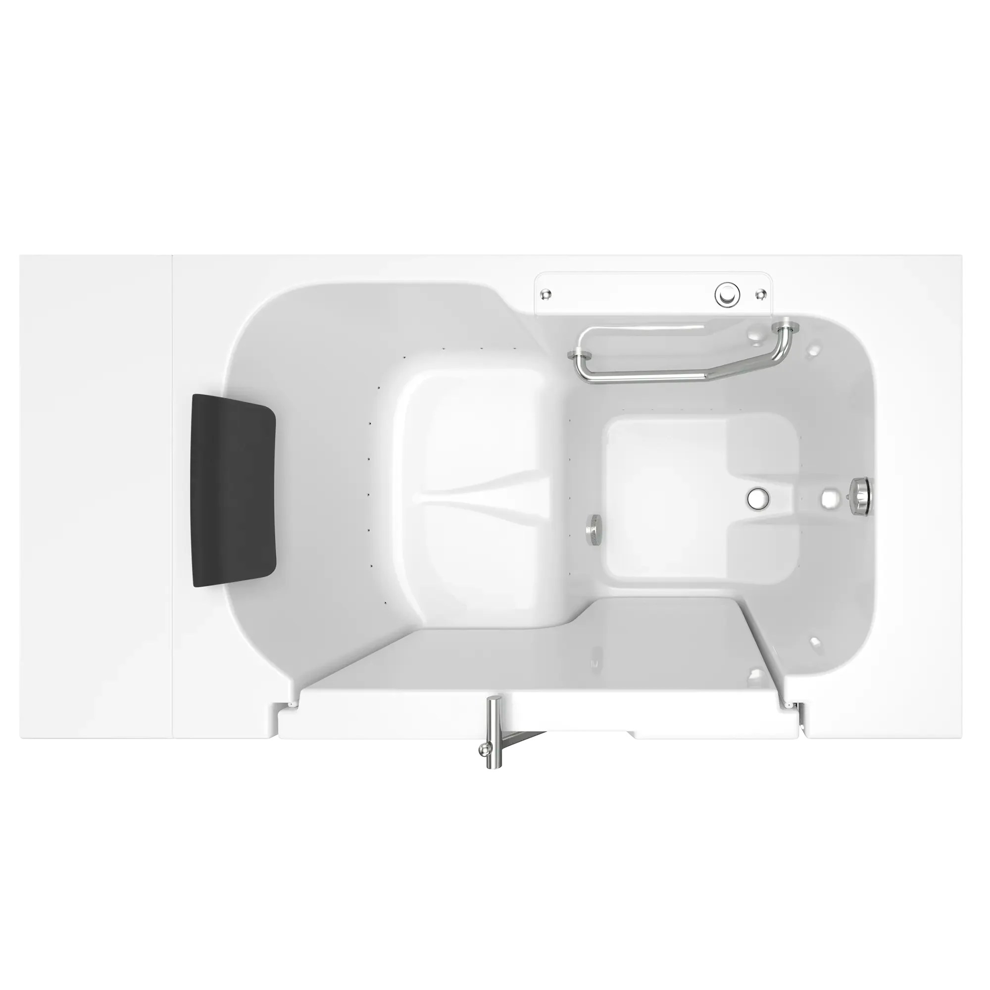 Gelcoat Premium Series 32 x 52 -Inch Walk-in Tub With Air Spa System - Right-Hand Drain - Image 4
