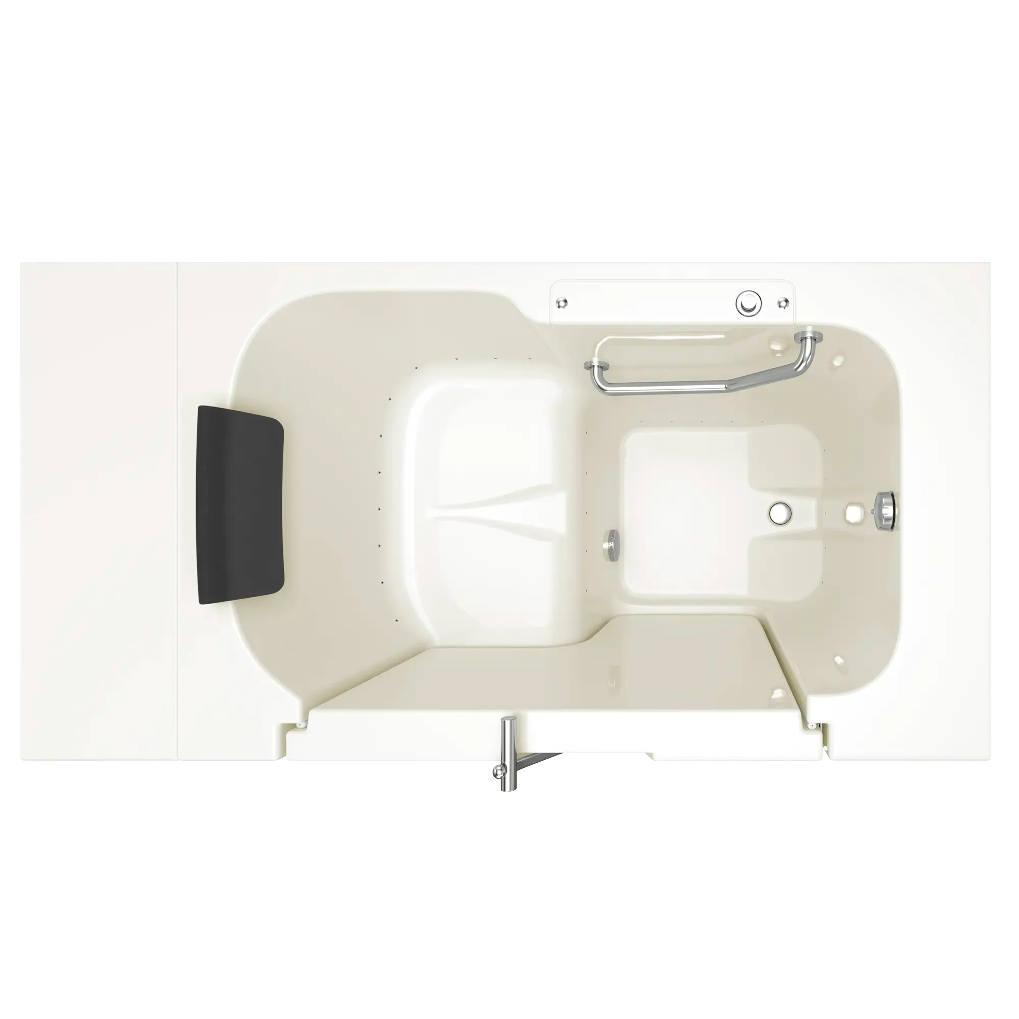 Gelcoat Premium Series 32 x 52 -Inch Walk-in Tub With Air Spa System - Right-Hand Drain - Image 7