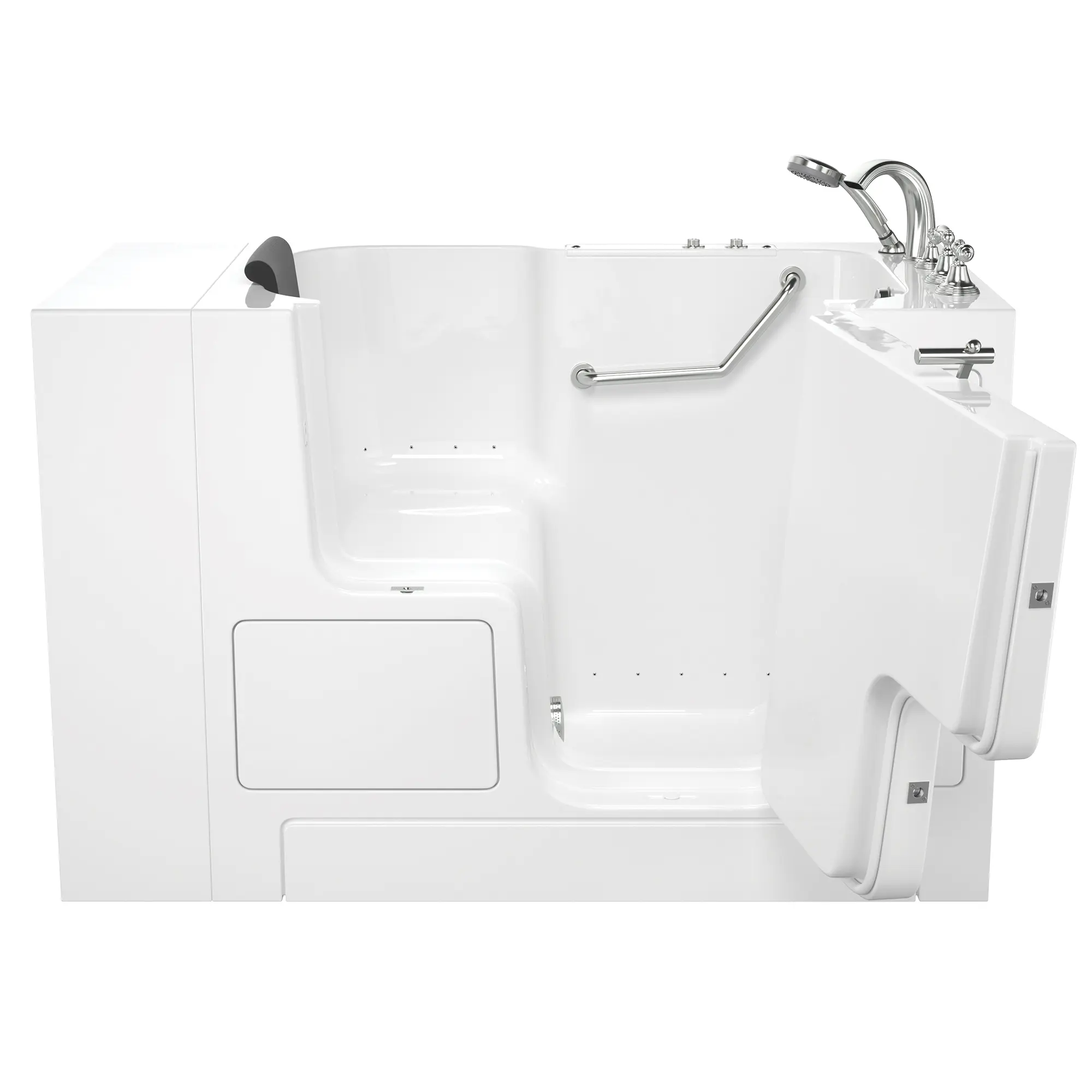 Gelcoat Premium Series 32 x 52 -Inch Walk-in Tub With Air Spa System - Right-Hand Drain With Faucet - Image 11