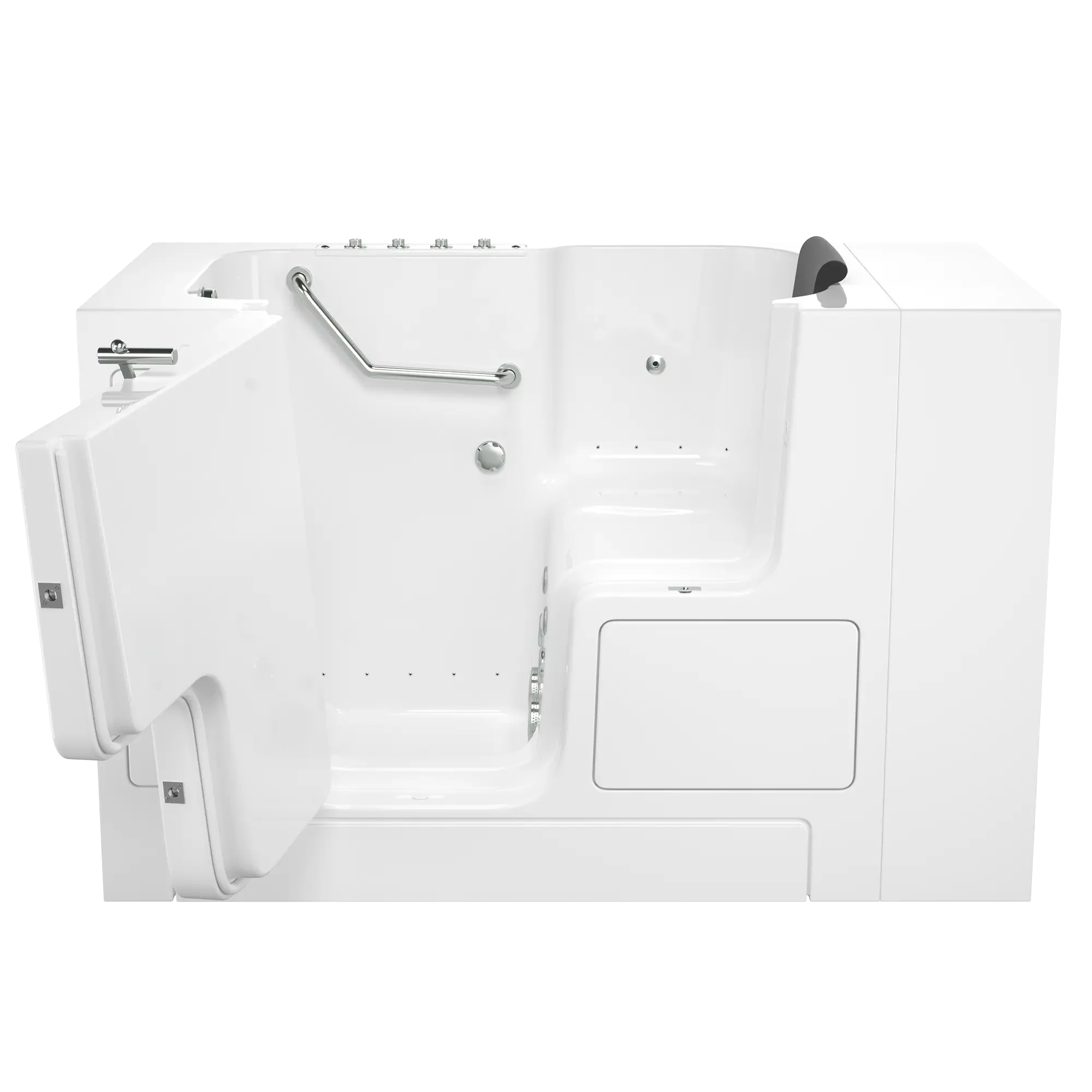 Gelcoat Premium Series 32 x 52 -Inch Walk-in Tub With Combination Air Spa and Whirlpool Systems - Left-Hand Drain - Image 2