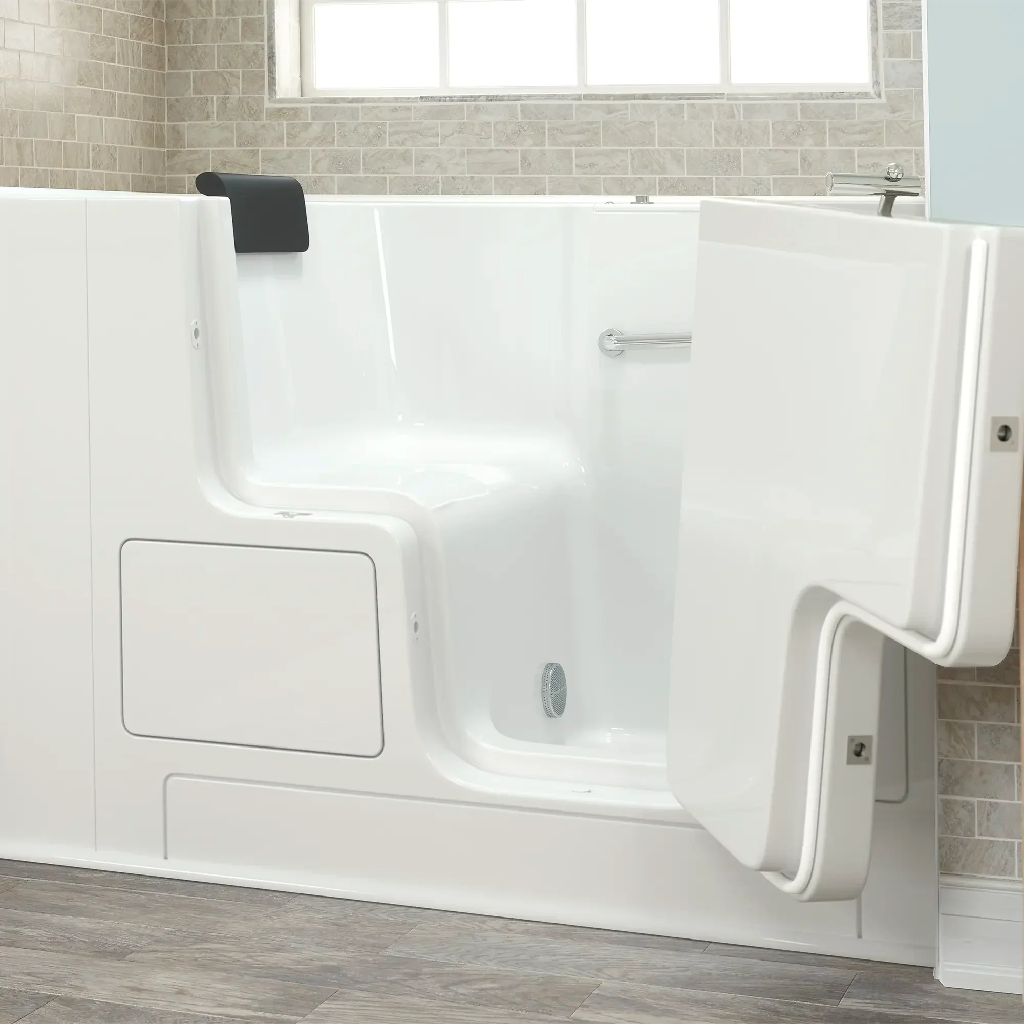 Gelcoat Premium Series 32 x 52 -Inch Walk-in Tub With Soaker System - Right-Hand Drain - Image 16
