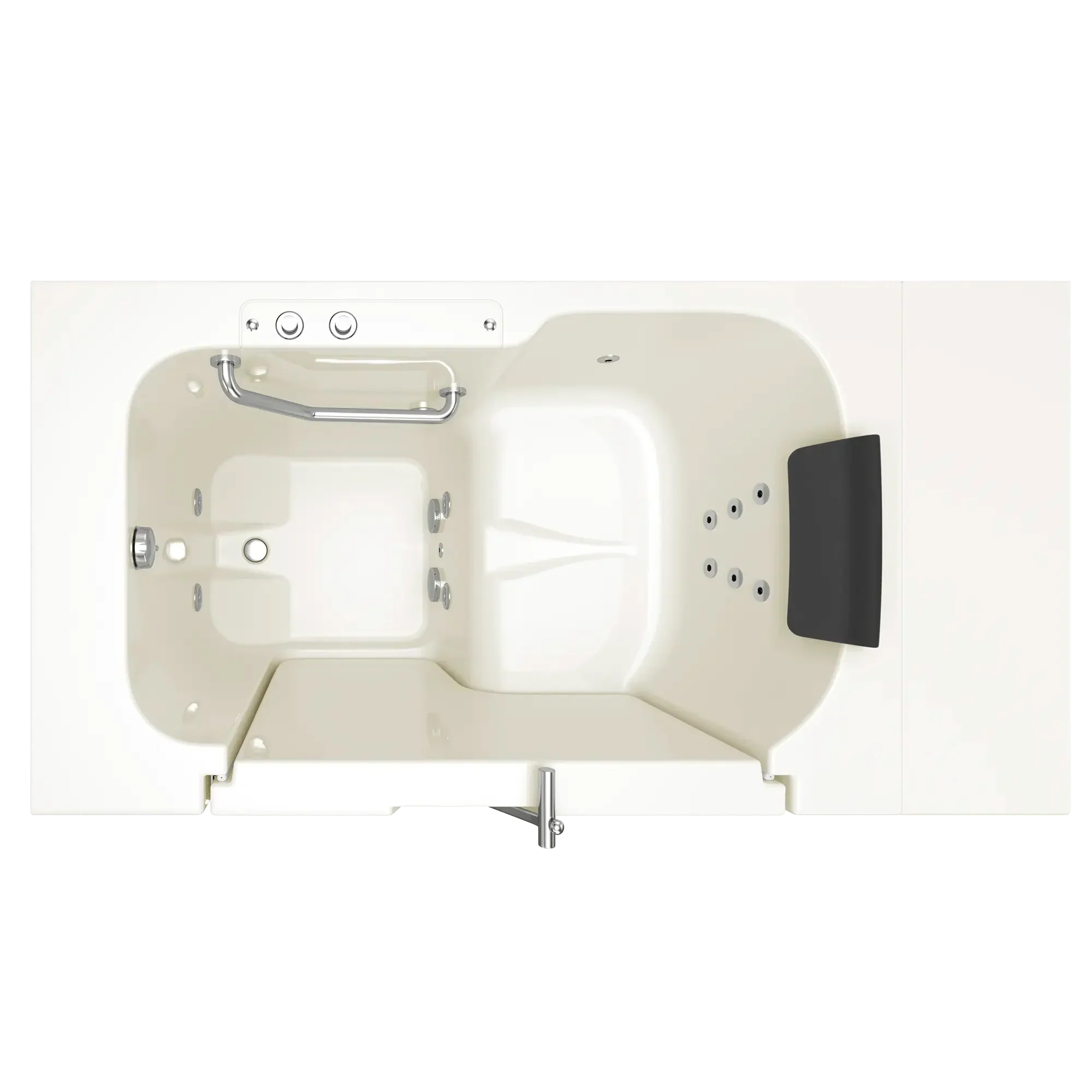 Gelcoat Premium Series 32 x 52 -Inch Walk-in Tub With Whirlpool System - Left-Hand Drain - Image 13