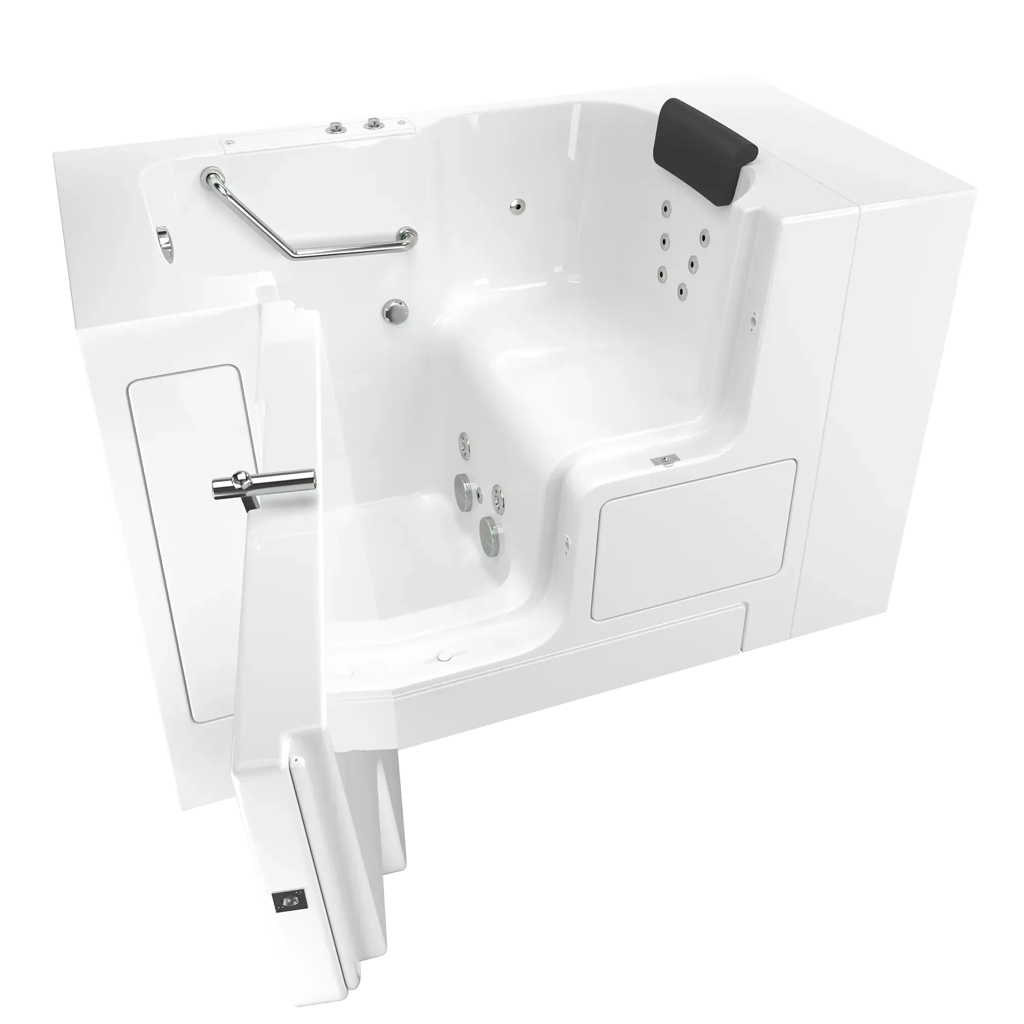 Gelcoat Premium Series 32 x 52 -Inch Walk-in Tub With Whirlpool System - Left-Hand Drain - Image 17