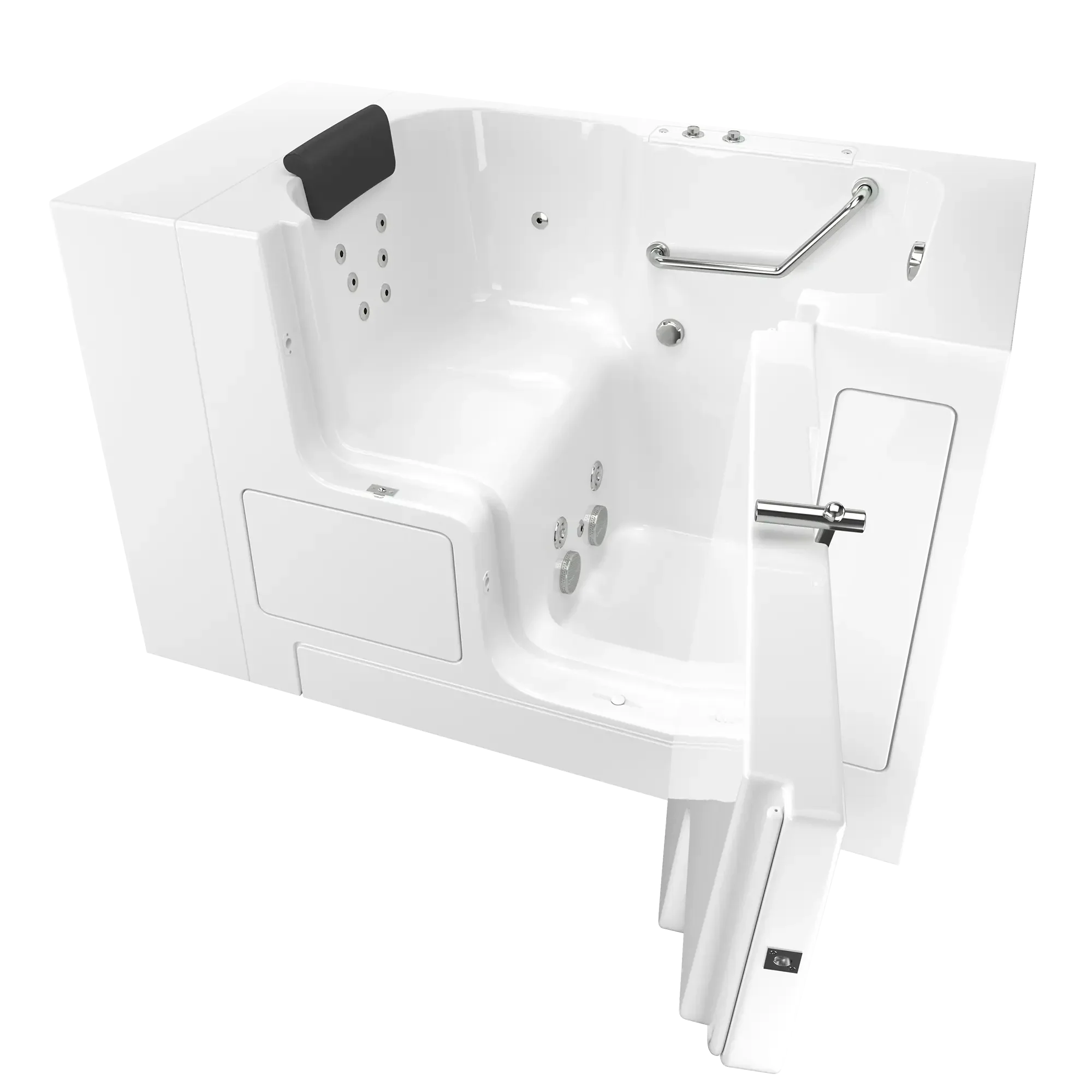 Gelcoat Premium Series 32 x 52 -Inch Walk-in Tub With Whirlpool System - Right-Hand Drain - Image 17