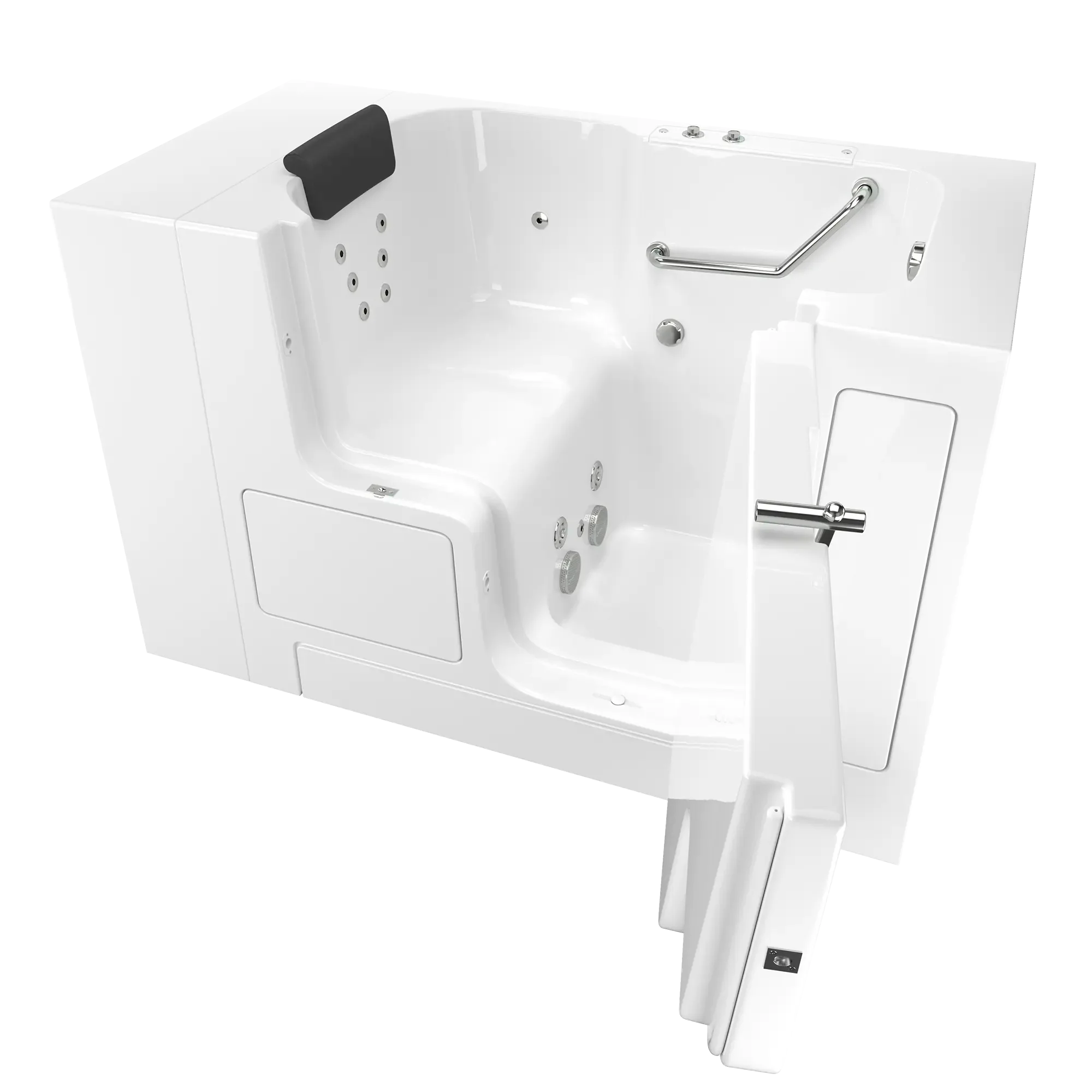 Gelcoat Premium Series 32 x 52 -Inch Walk-in Tub With Whirlpool System - Right-Hand Drain - Image 8