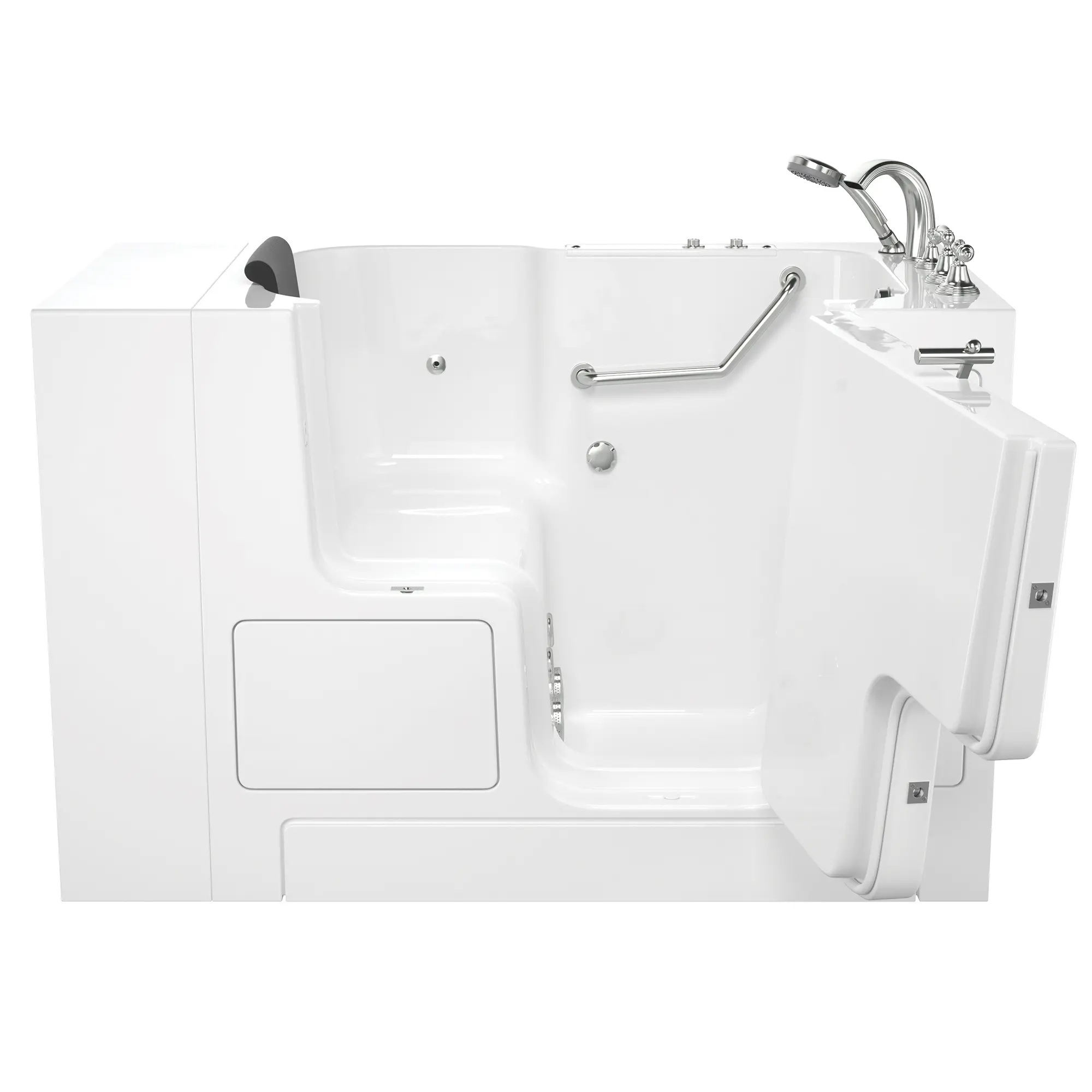 Gelcoat Premium Series 32 x 52 -Inch Walk-in Tub With Whirlpool System - Right-Hand Drain With Faucet - Image 17
