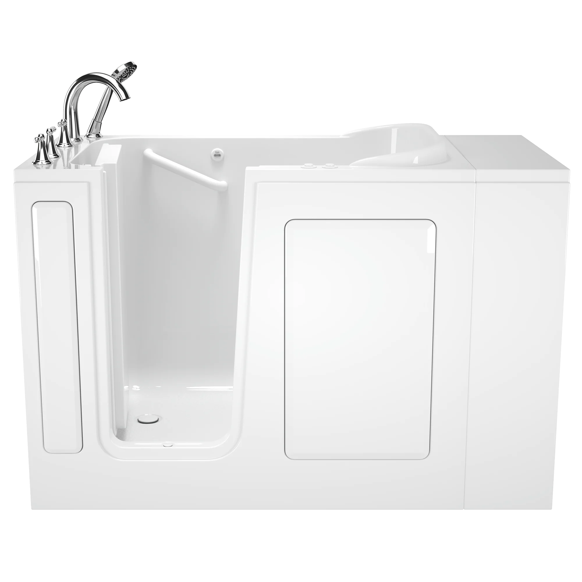 Gelcoat Value Series 28 x 48-Inch Walk-in Tub With Combination Air Spa and Whirlpool Systems - Left-Hand Drain With Faucet - Image 5
