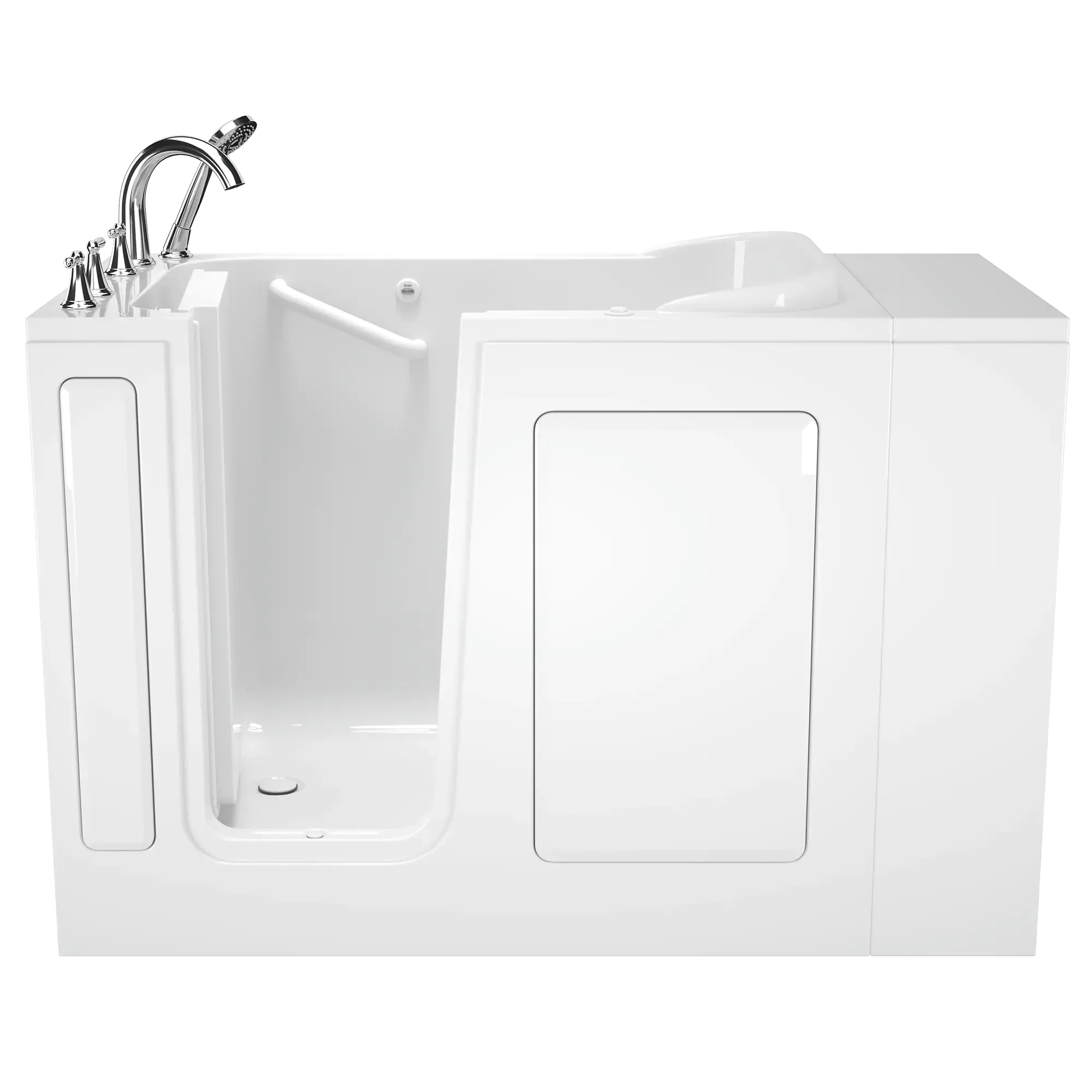 Gelcoat Value Series 28 x 48-Inch Walk-in Tub With Soaker System - Left-Hand Drain With Faucet - Image 7