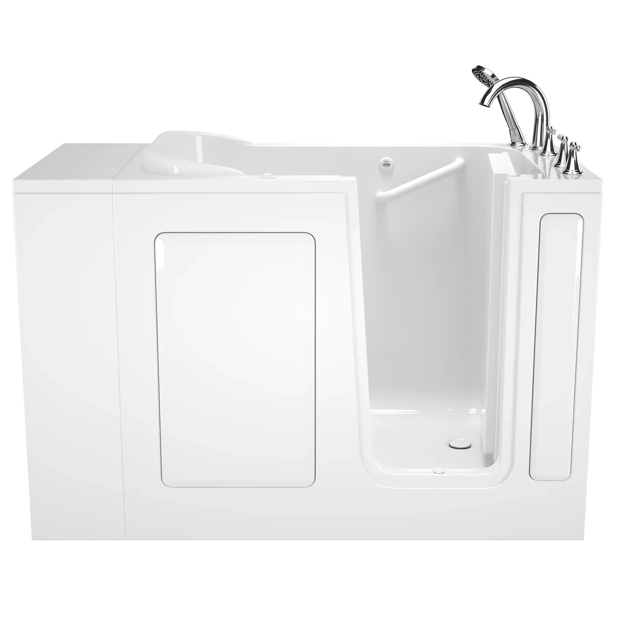 Gelcoat Value Series 28 x 48-Inch Walk-in Tub With Whirlpool System - Right-Hand Drain With Faucet - Image 8