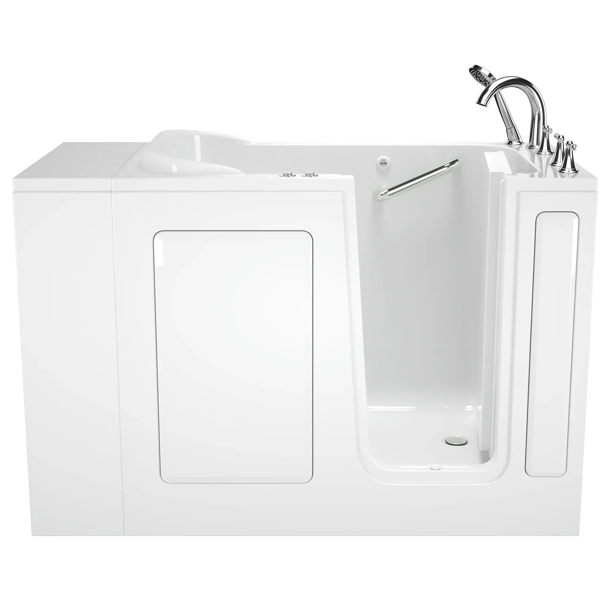 Gelcoat Value Series 28x48-Inch Walk-in Bathtub with Combination Air Spa and Whirlpool System  Right Hand Door and Drain - Image 7