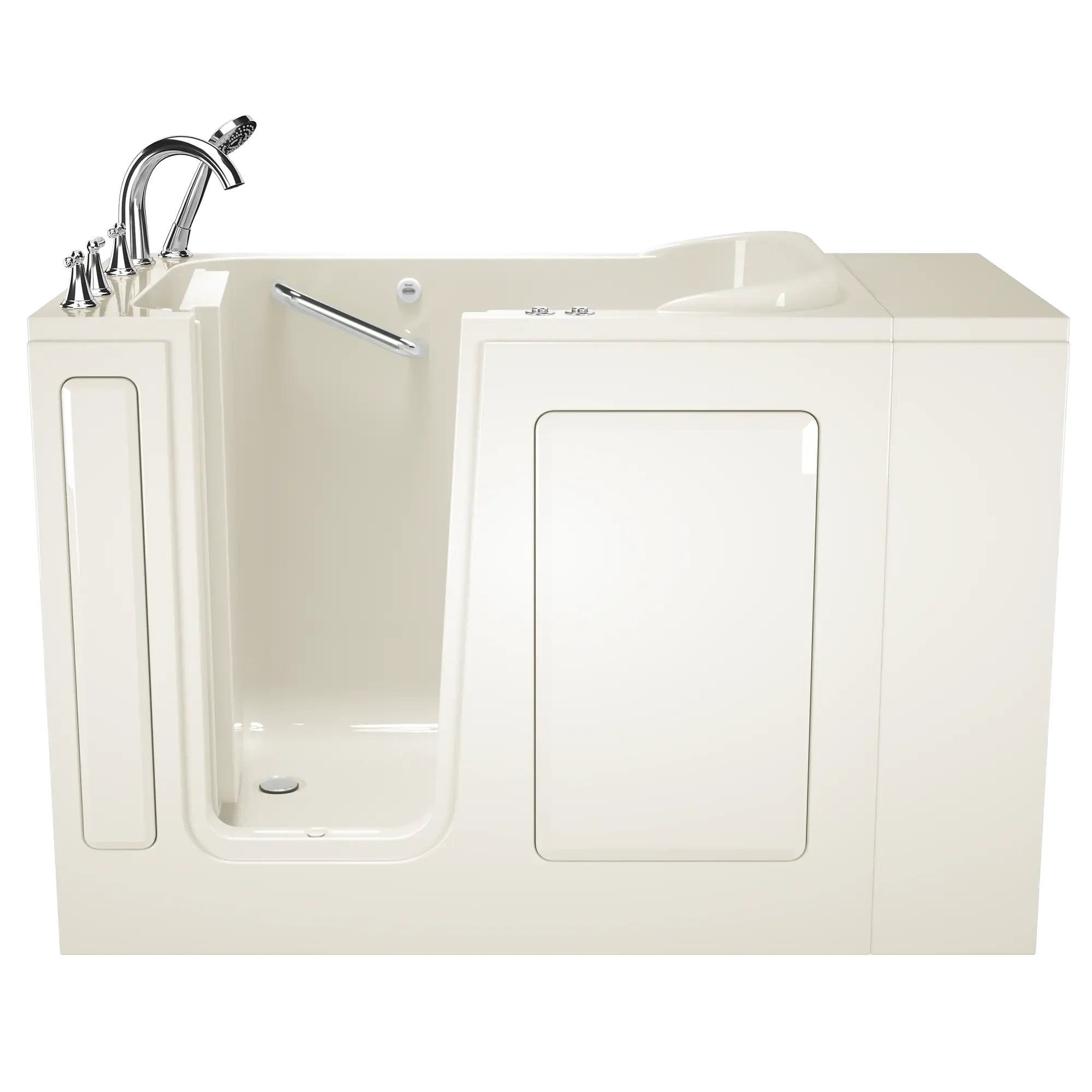 Gelcoat Value Series 28x48-Inch Walk-in Bathtub with Combination Air Spa and Whirlpool Systems Left Hand Door and Drain - Image 3